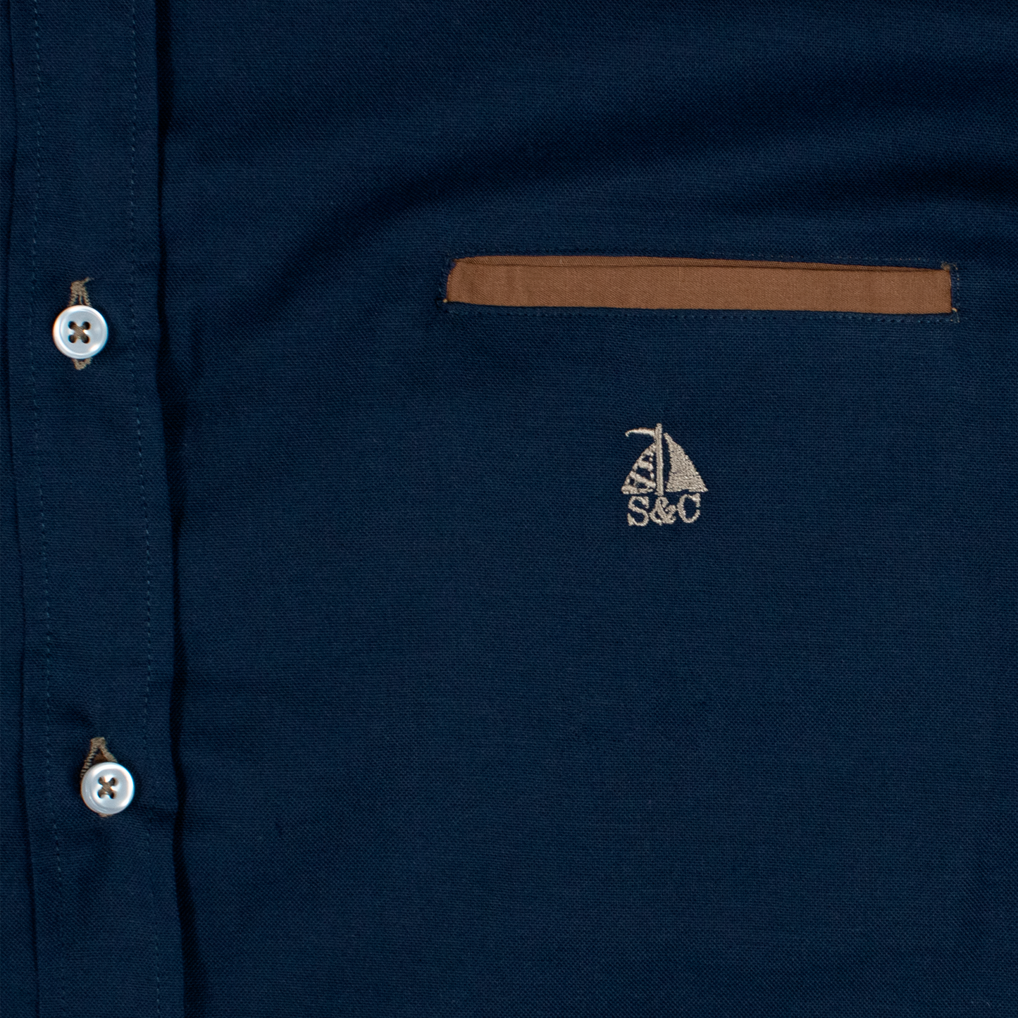 Camisa Hombre Manga Larga Marina Lisa