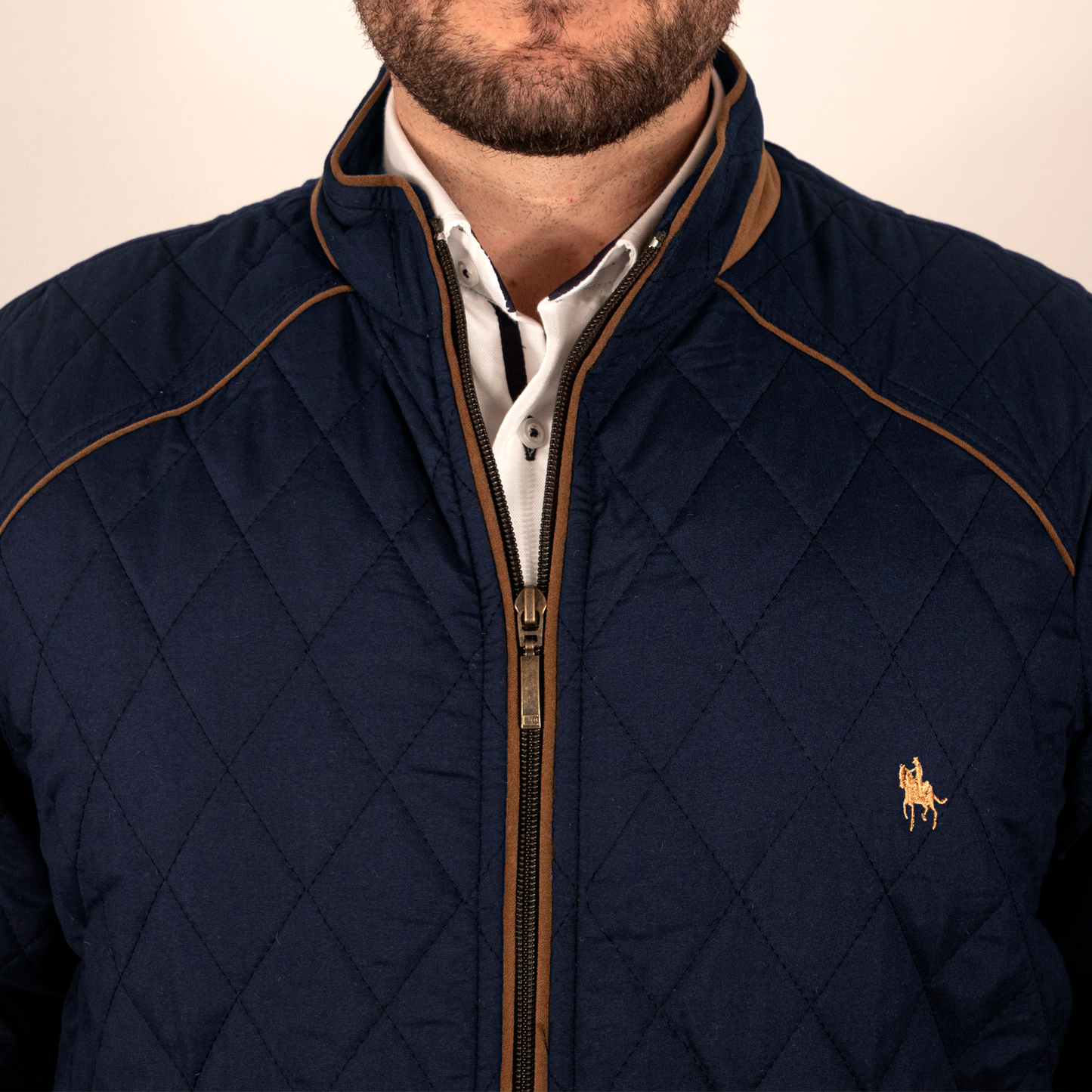 Chaqueta rombos Marino