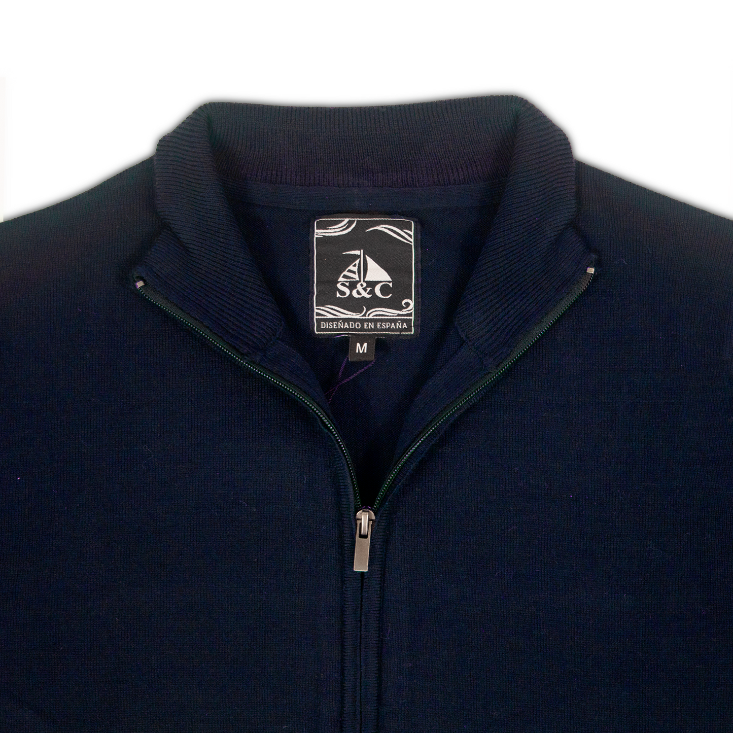 Chaqueta Hombre de Punto Marino