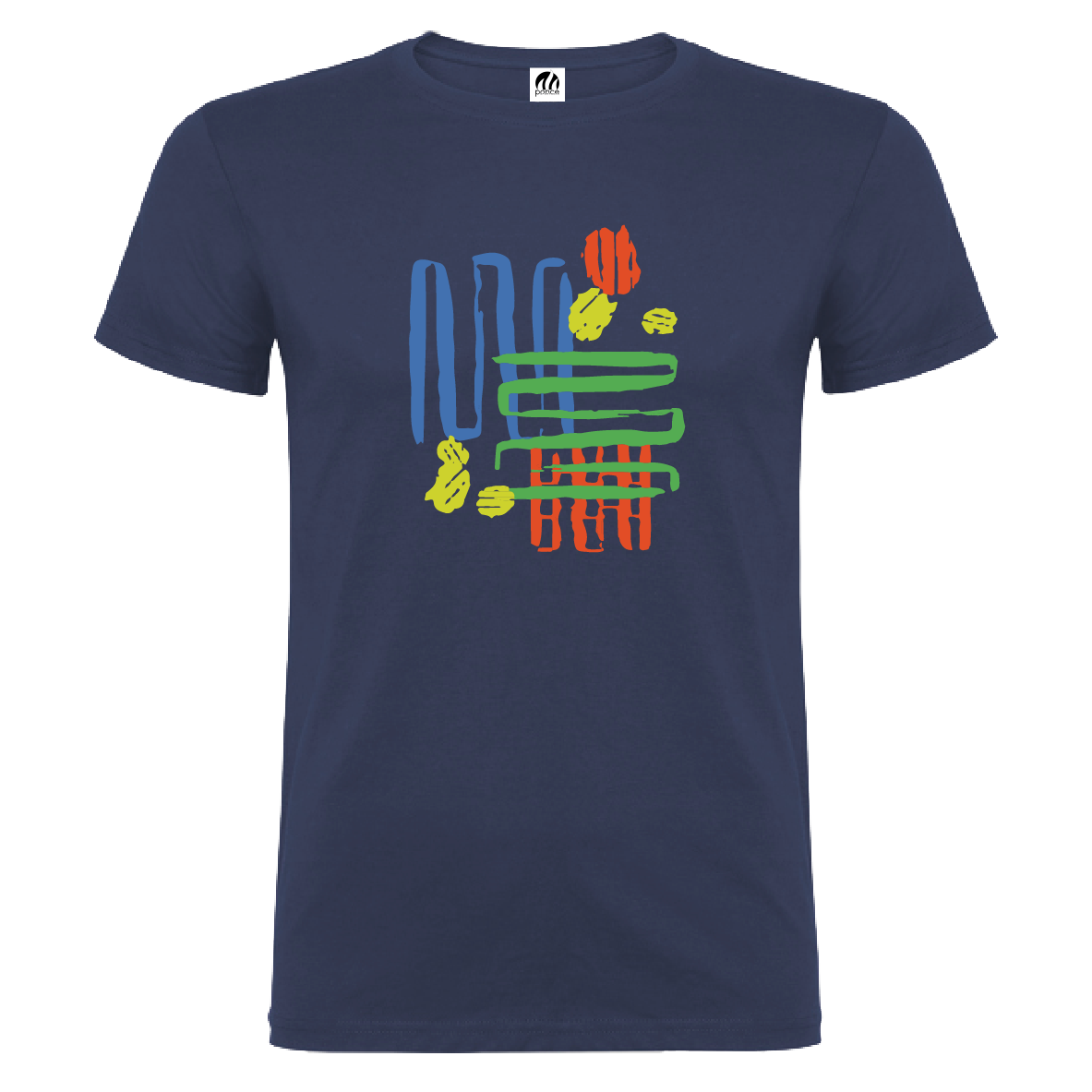 Camiseta Manga Corta Hombre Personalizada "Abstract"