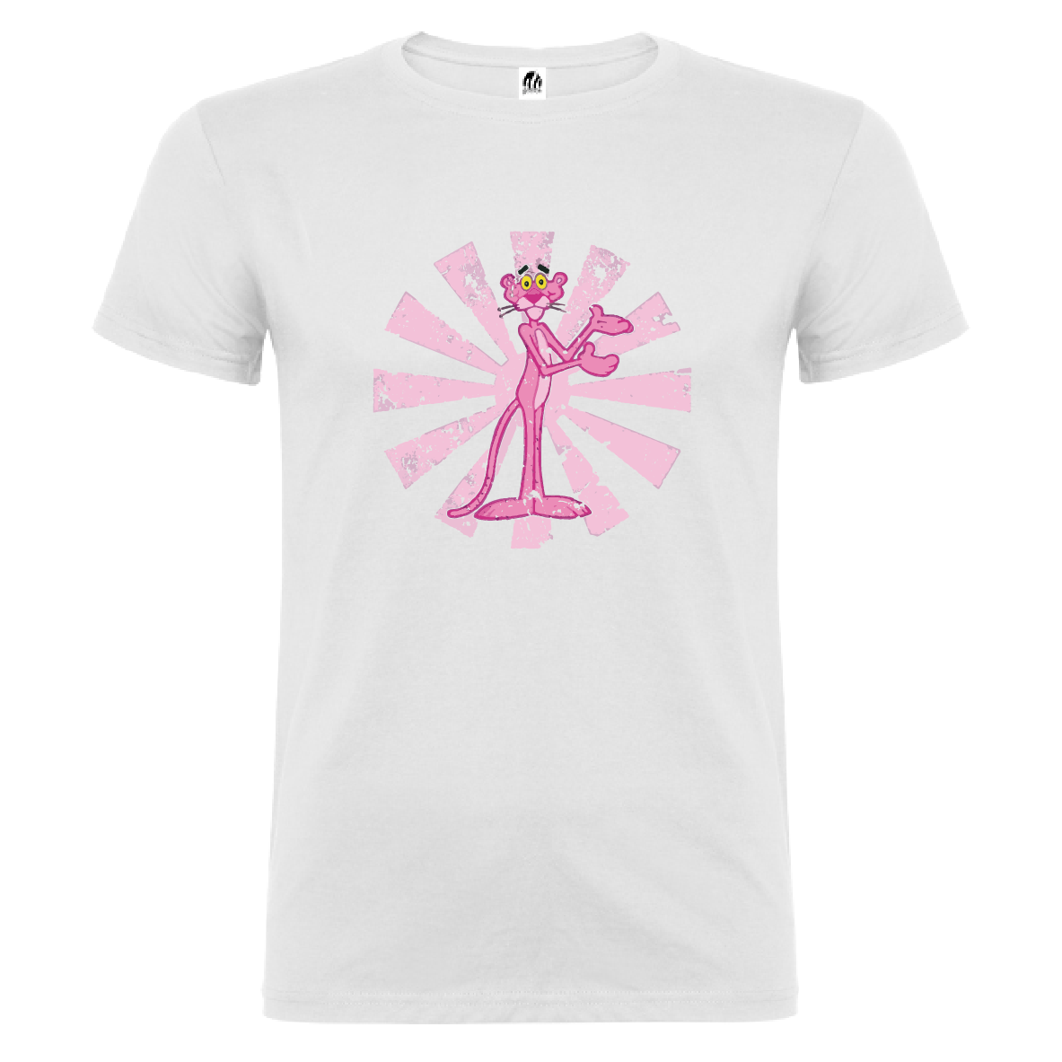 Camiseta Manga Corta Hombre Personalizada "Pantera Rosa"
