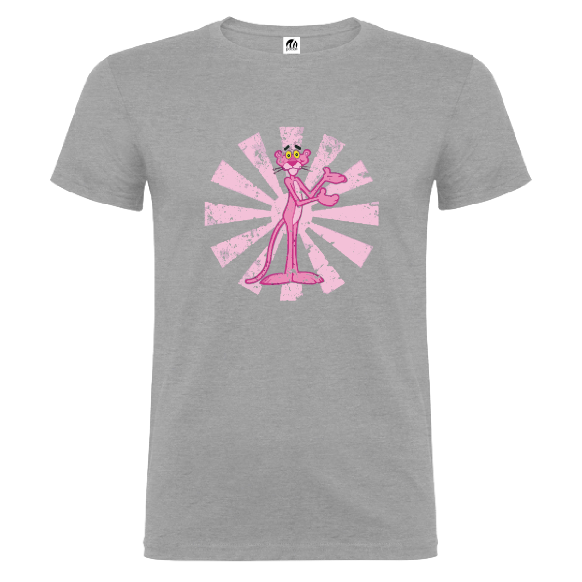 Camiseta Manga Corta Hombre Personalizada "Pantera Rosa"