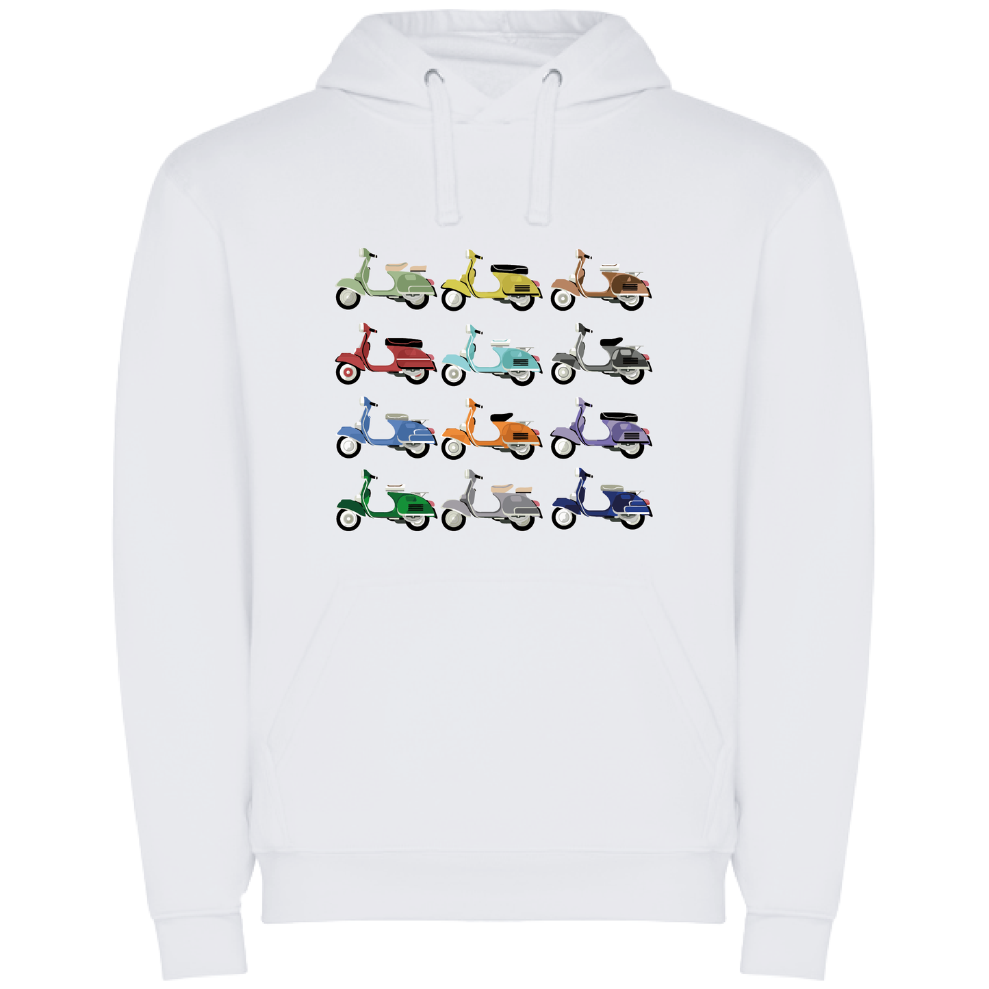 Sudadera Hombre Personalizada "Vespas"