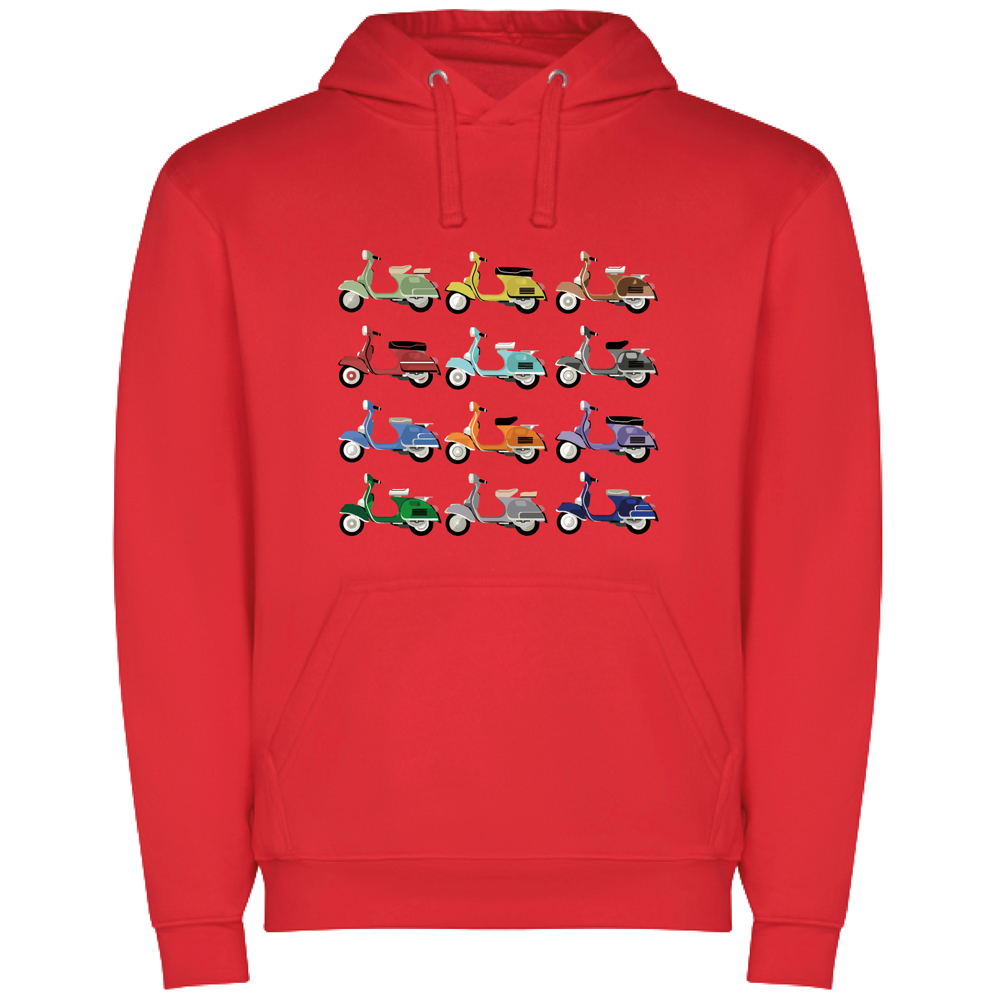 Sudadera Hombre Personalizada "Vespas"