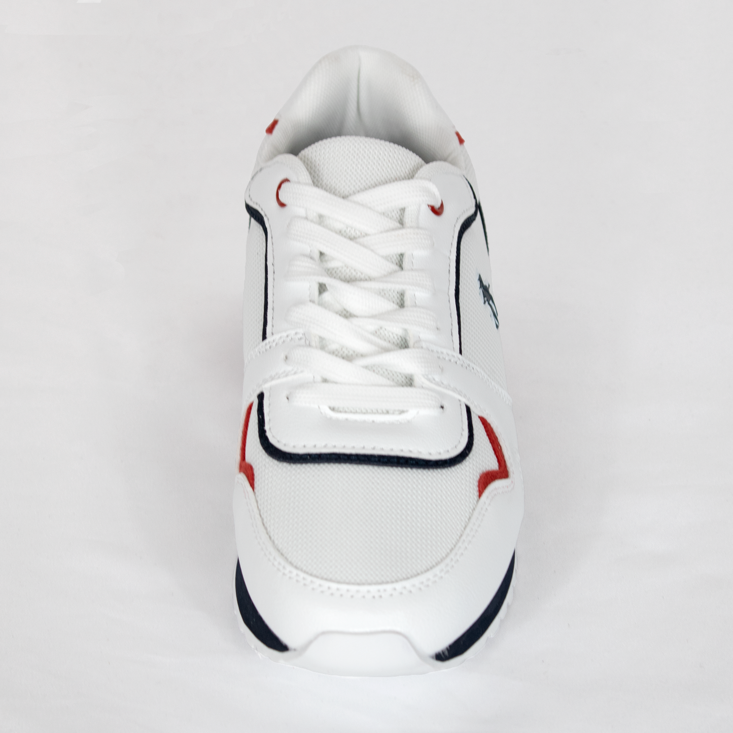Zapatilla hombre blanca con rojo