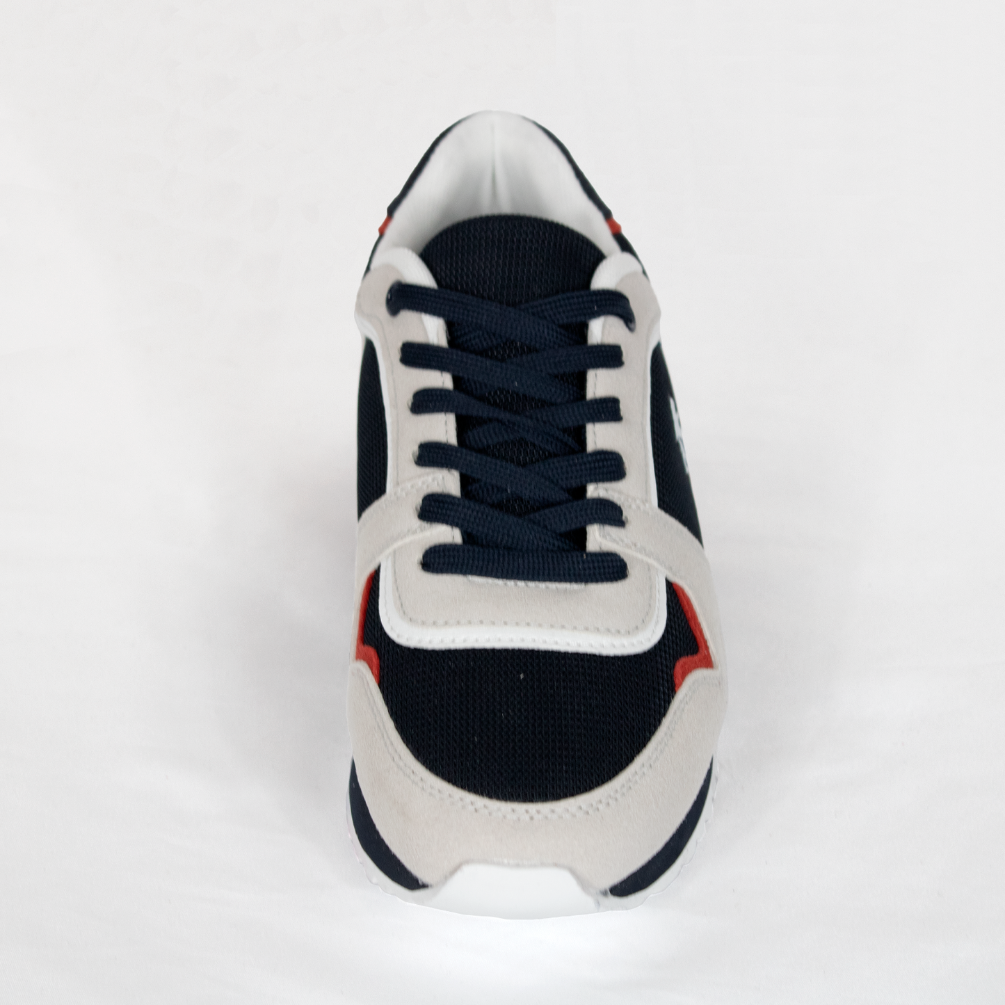 Zapatilla hombre beige con marino