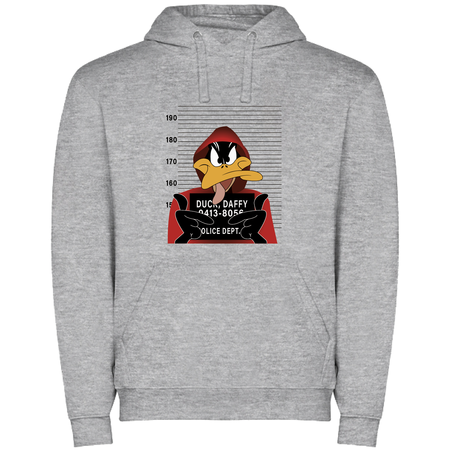 Sudadera Hombre Personalizada "Pato Lucas Carcel"