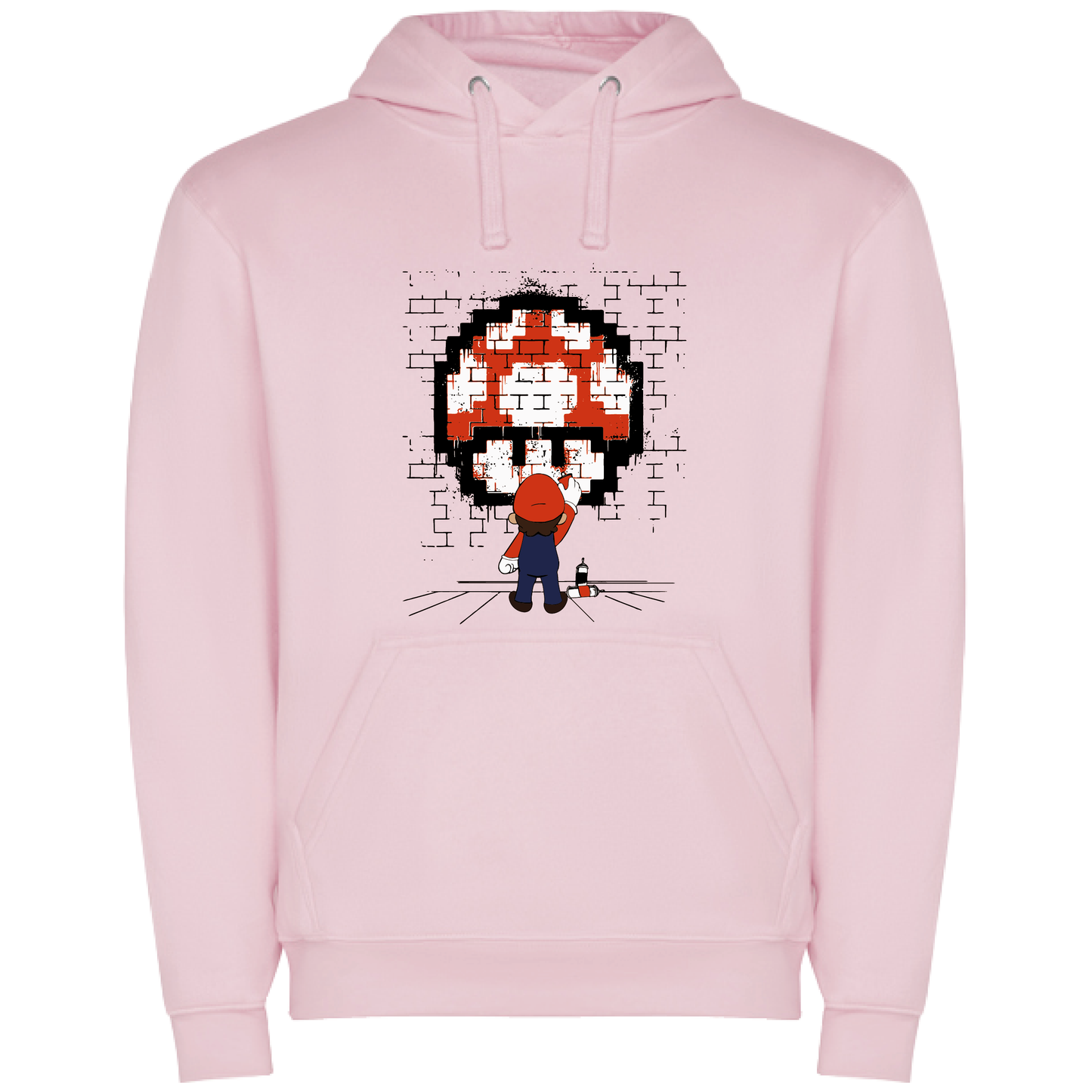Sudadera Hombre Personalizada "Mario Bros Graffiti"