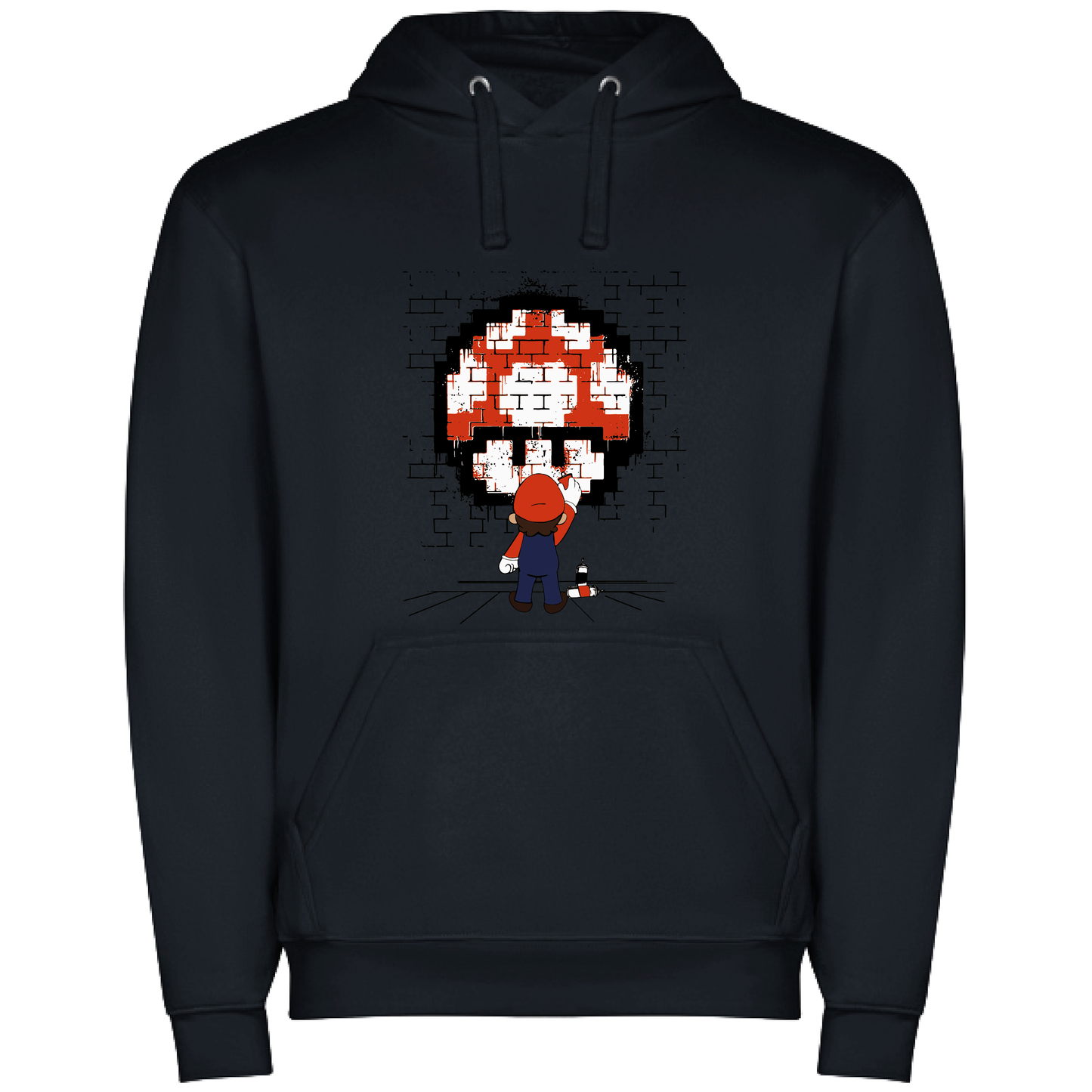 Sudadera Hombre Personalizada "Mario Bros Graffiti"