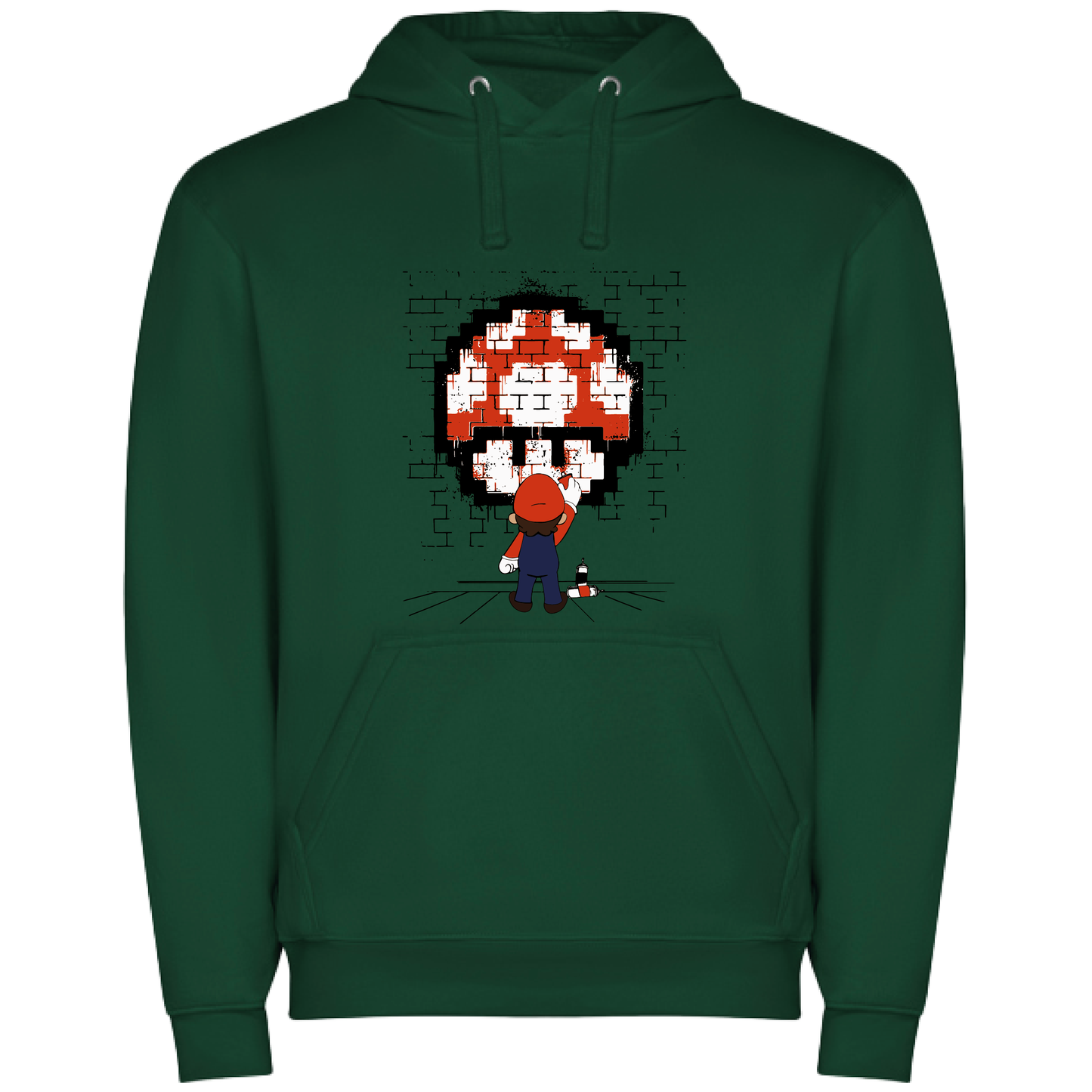 Sudadera Hombre Personalizada "Mario Bros Graffiti"
