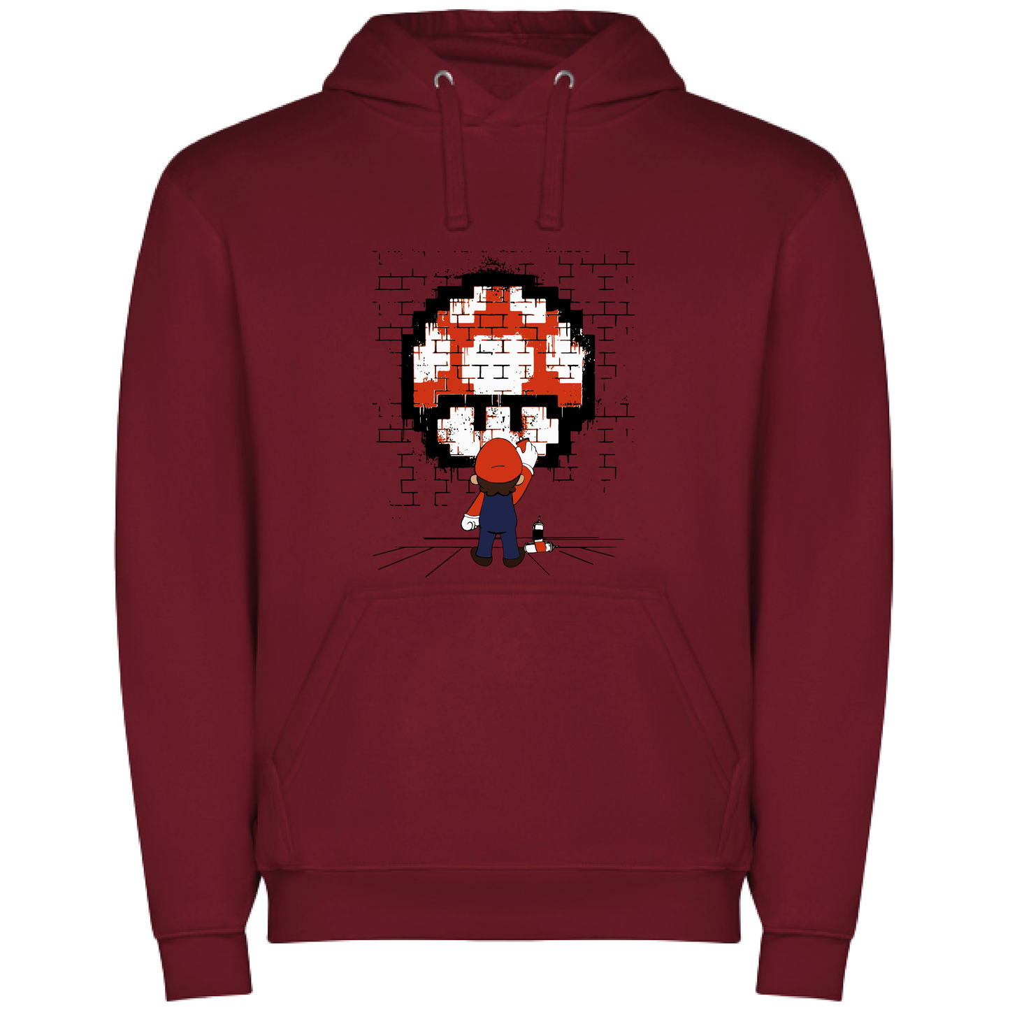 Sudadera Hombre Personalizada "Mario Bros Graffiti"