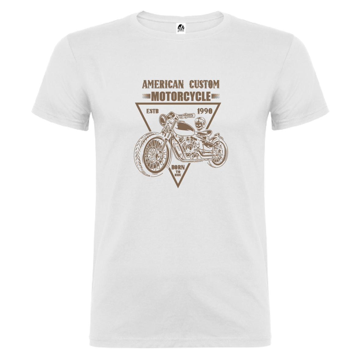 Camiseta Manga Corta Hombre Personalizada "Motorcycle"