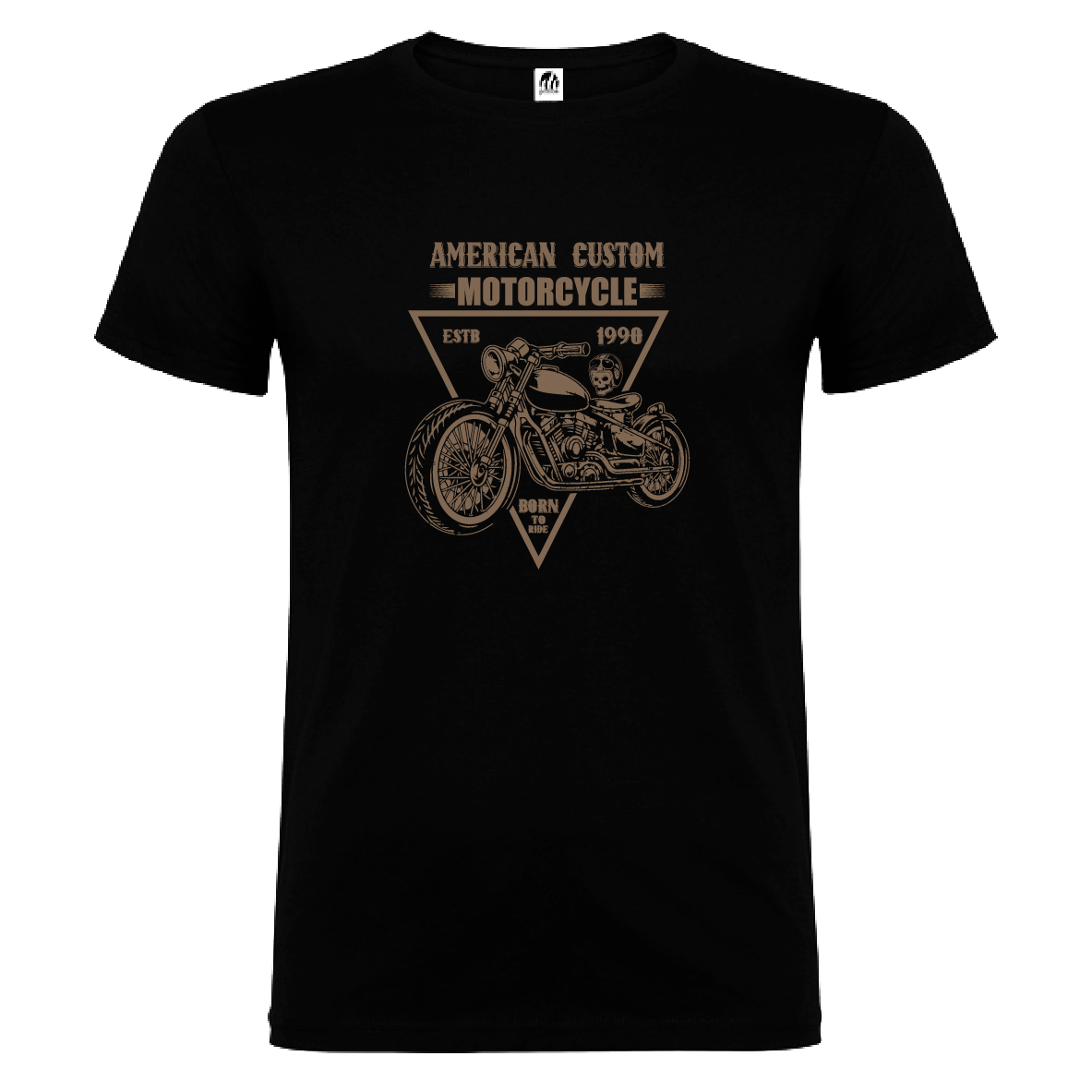 Camiseta Manga Corta Hombre Personalizada "Motorcycle"