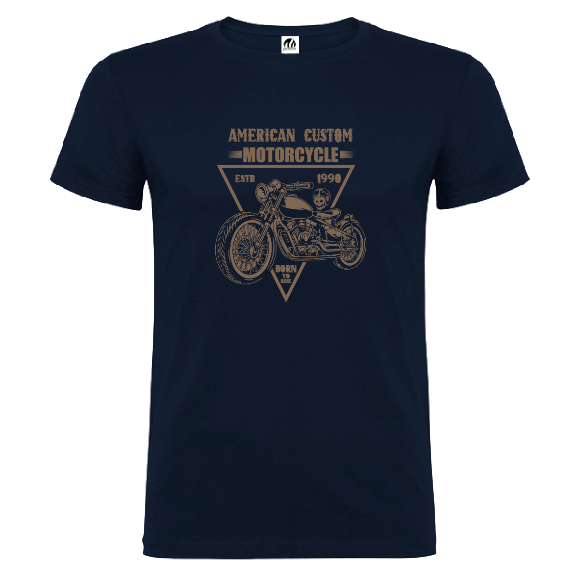 Camiseta Manga Corta Hombre Personalizada "Motorcycle"