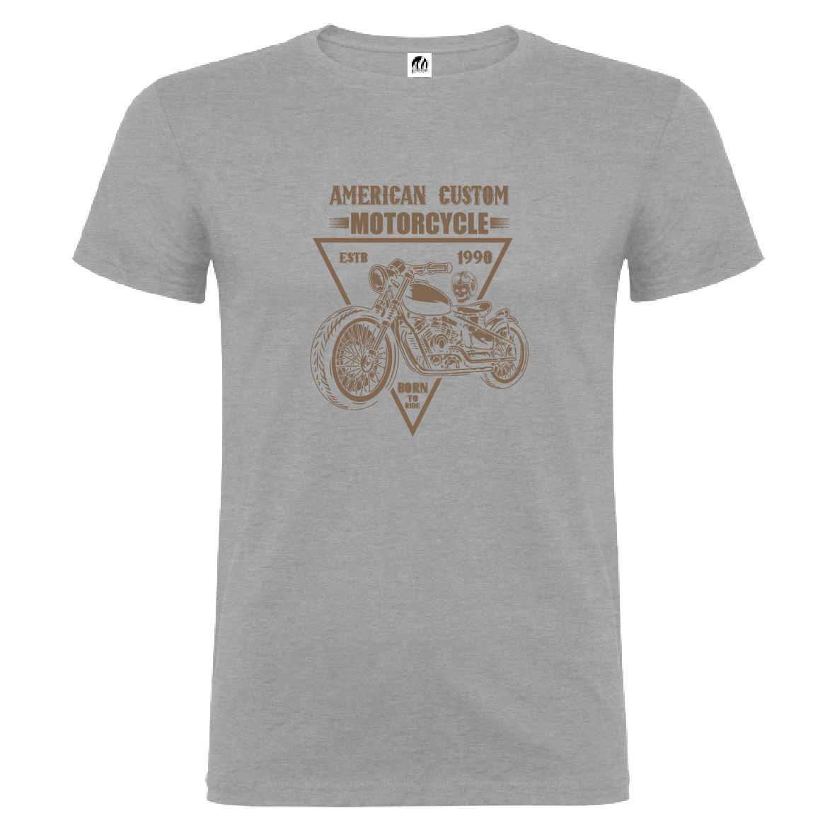 Camiseta Manga Corta Hombre Personalizada "Motorcycle"