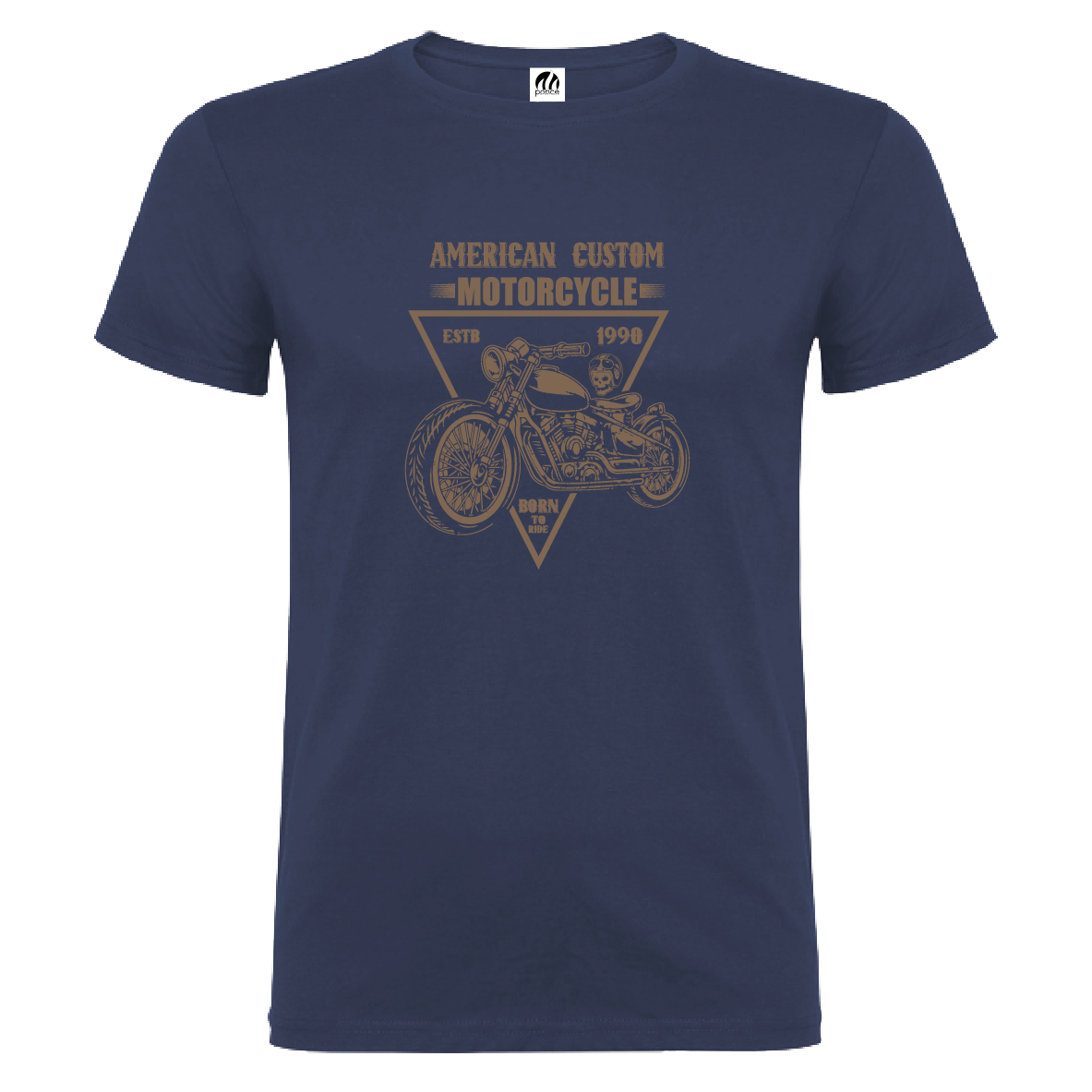Camiseta Manga Corta Hombre Personalizada "Motorcycle"