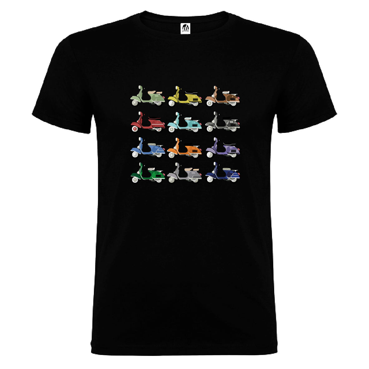 Camiseta Manga Corta Hombre Personalizada "Vespas"
