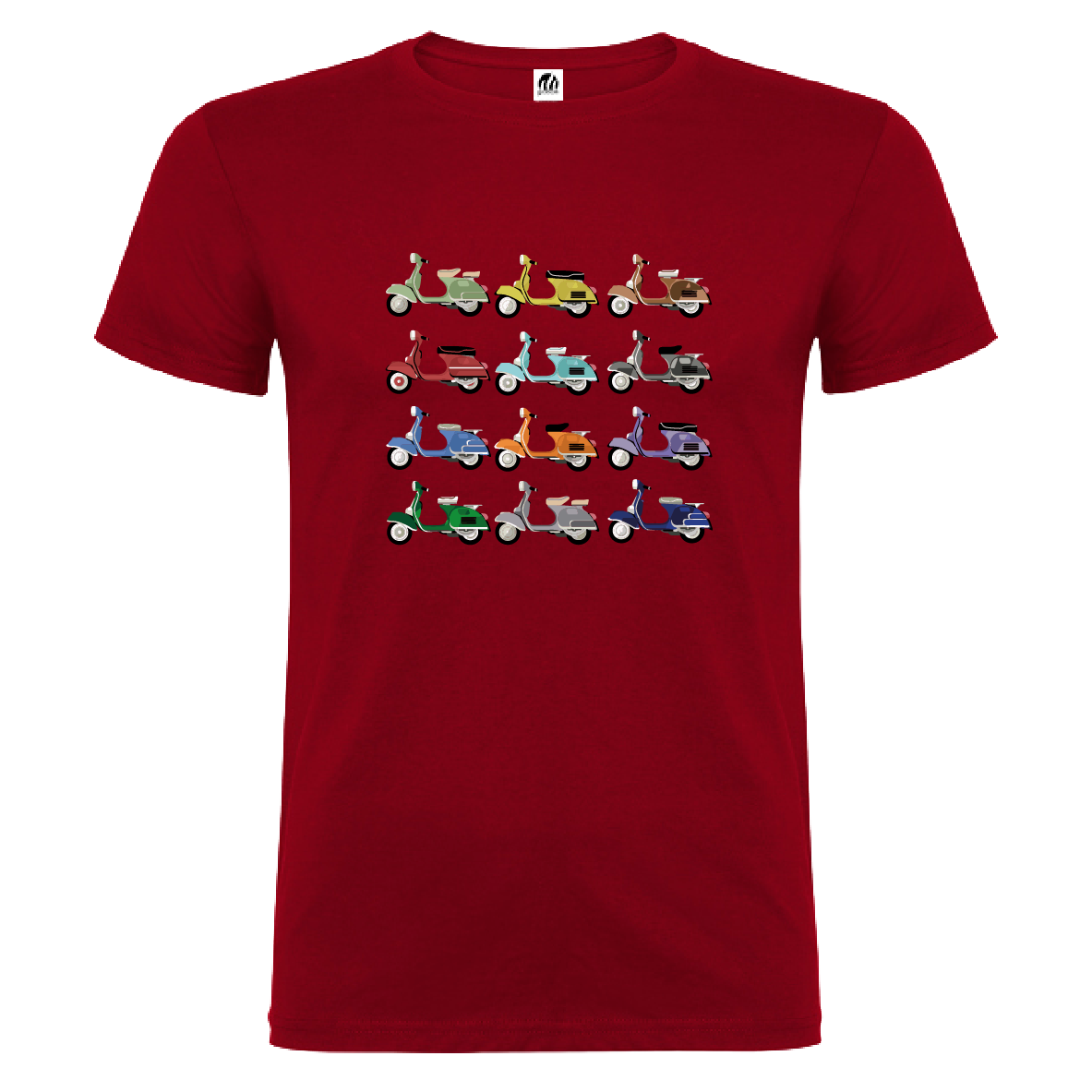 Camiseta Manga Corta Hombre Personalizada "Vespas"