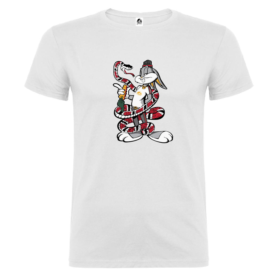 Camiseta Manga Corta Hombre Personalizada "Bugs Bunny"