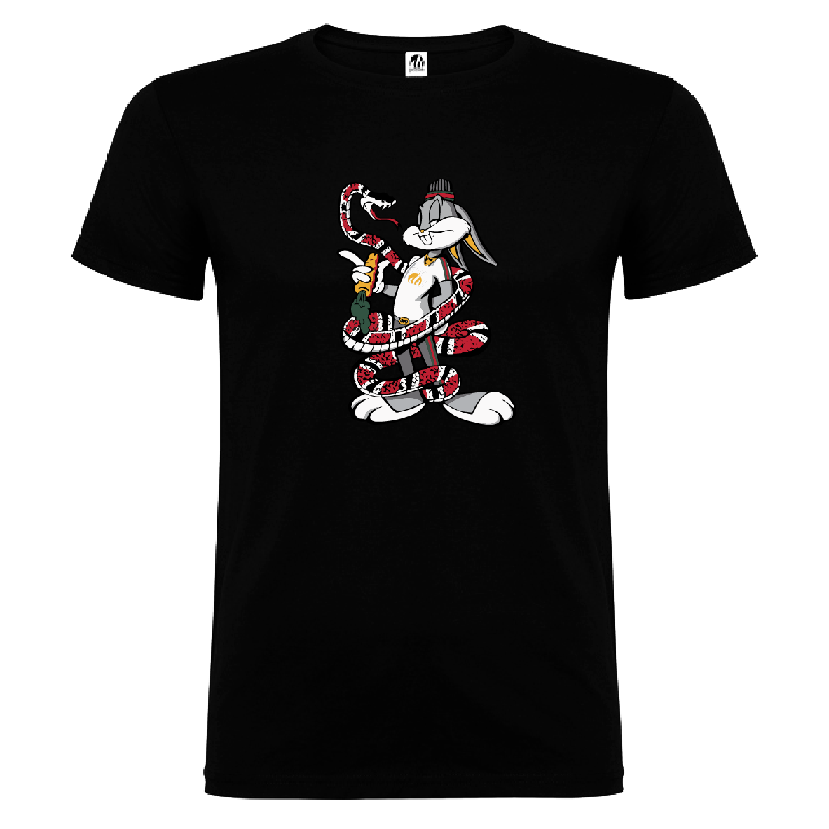 Camiseta Manga Corta Hombre Personalizada "Bugs Bunny"