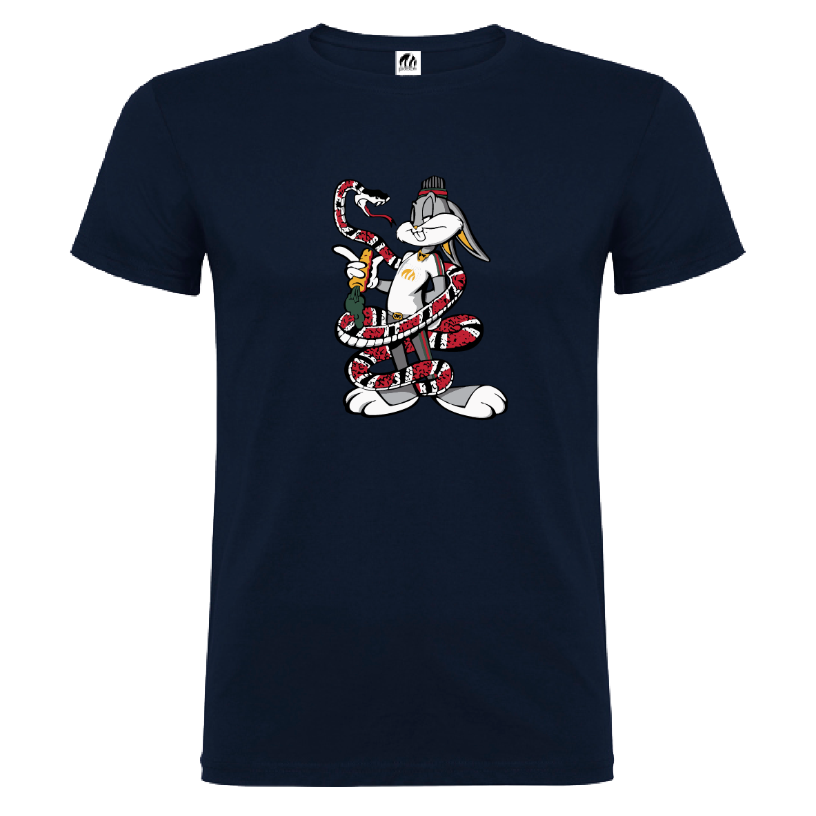 Camiseta Manga Corta Hombre Personalizada "Bugs Bunny"