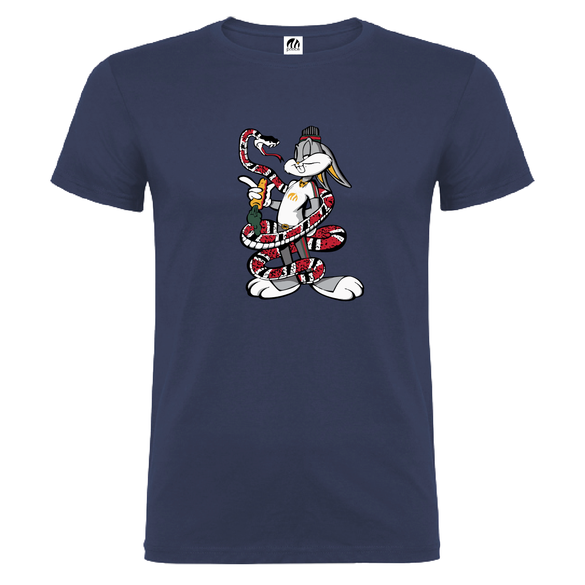 Camiseta Manga Corta Hombre Personalizada "Bugs Bunny"