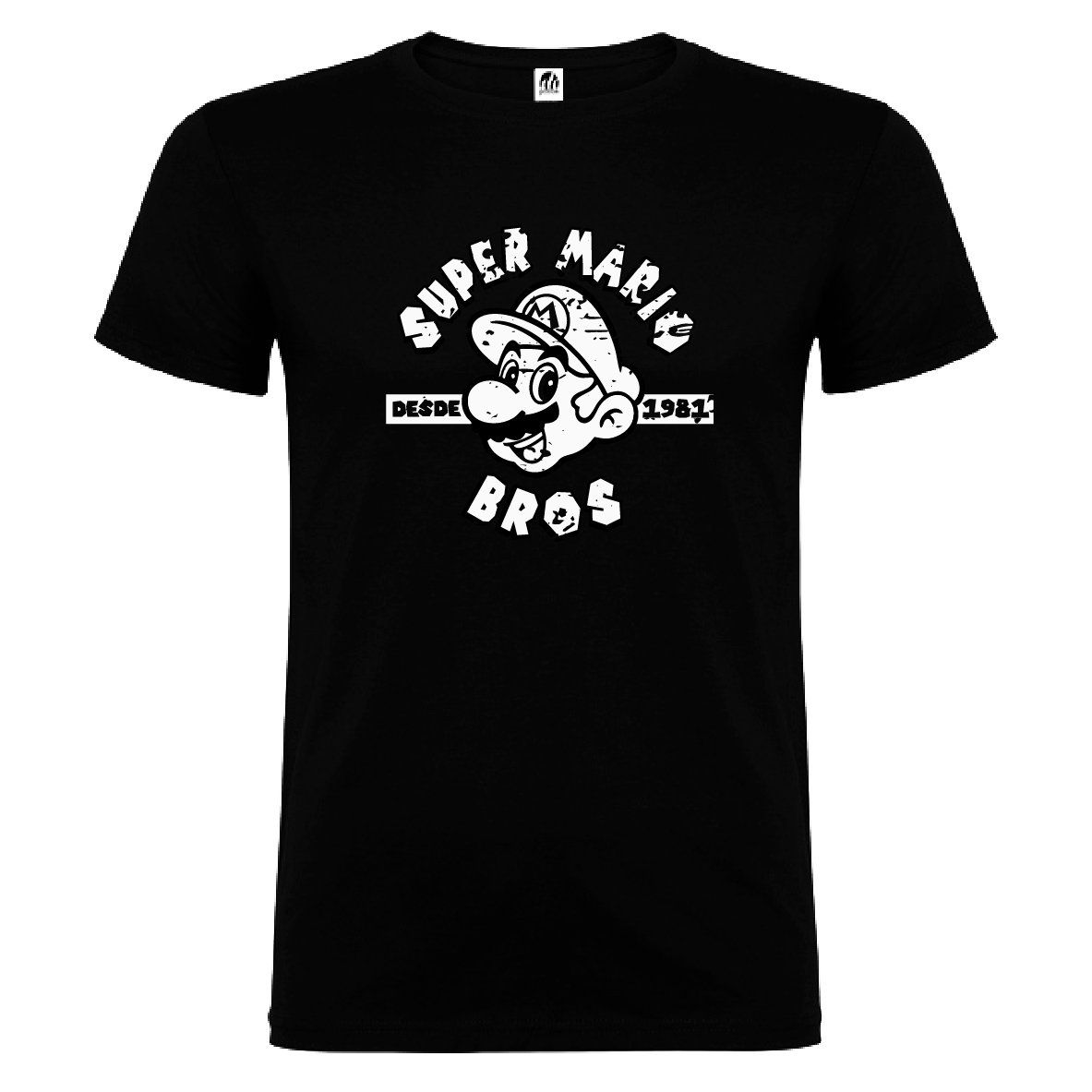 Camiseta Manga Corta Hombre Personalizada "Super Mario"