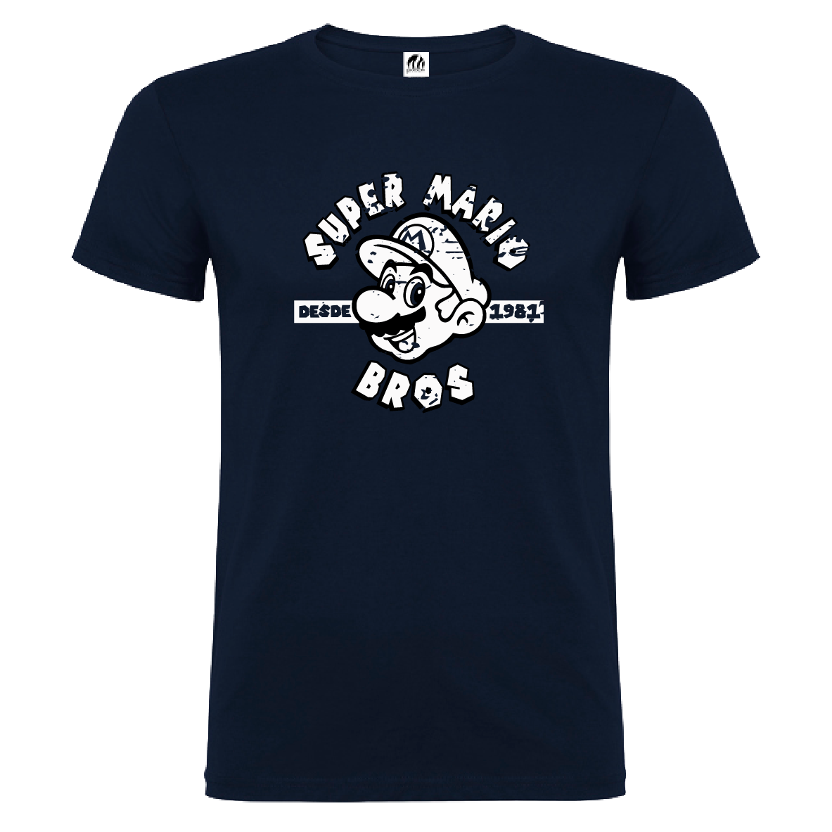 Camiseta Manga Corta Hombre Personalizada "Super Mario"