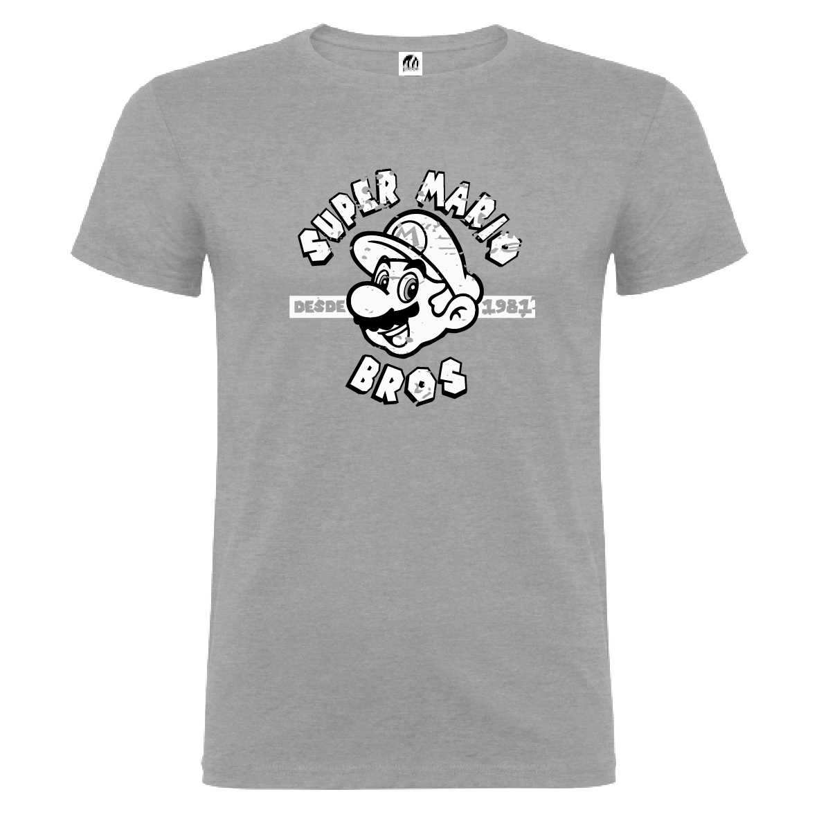Camiseta Manga Corta Hombre Personalizada "Super Mario"