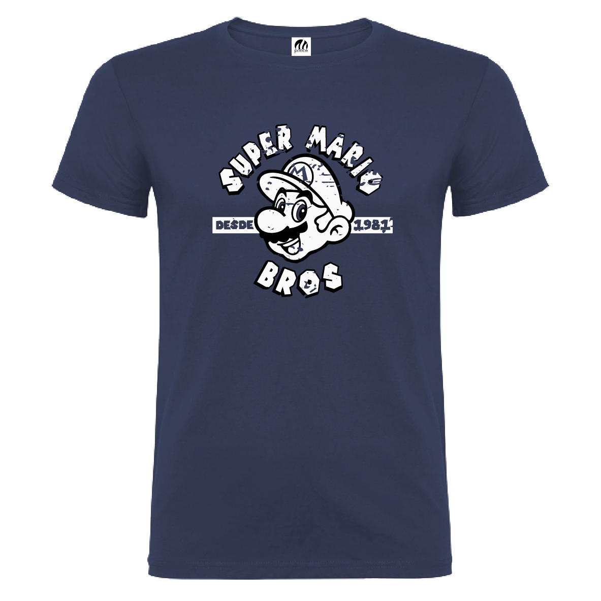 Camiseta Manga Corta Hombre Personalizada "Super Mario"