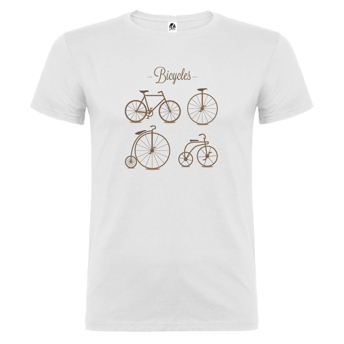 Camiseta Manga Corta Hombre Personalizada "Bicycles"