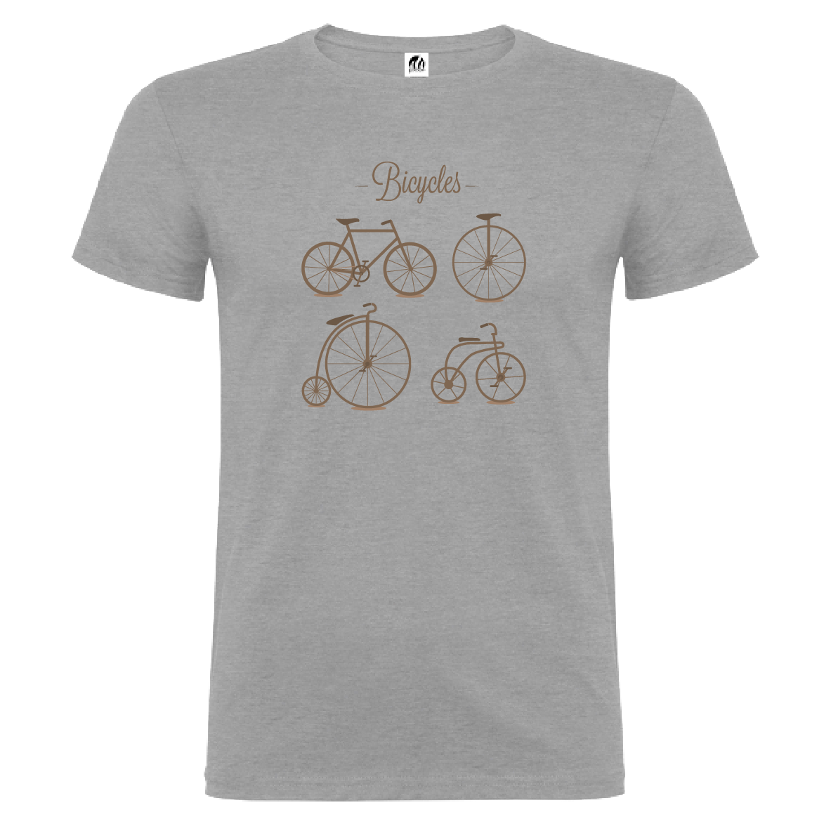 Camiseta Manga Corta Hombre Personalizada "Bicycles"