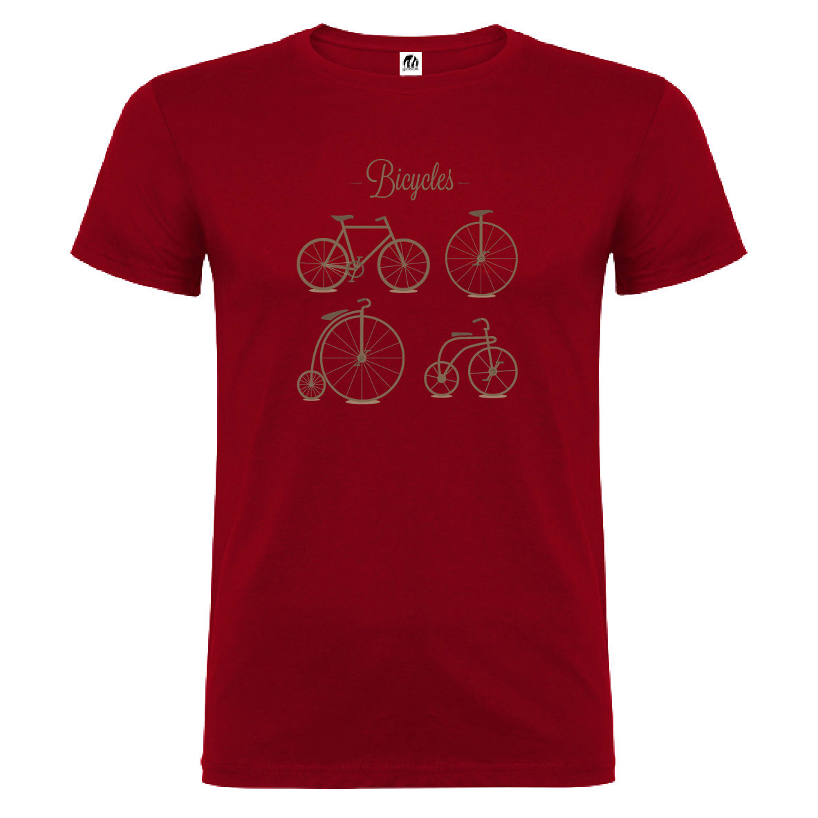 Camiseta Manga Corta Hombre Personalizada "Bicycles"