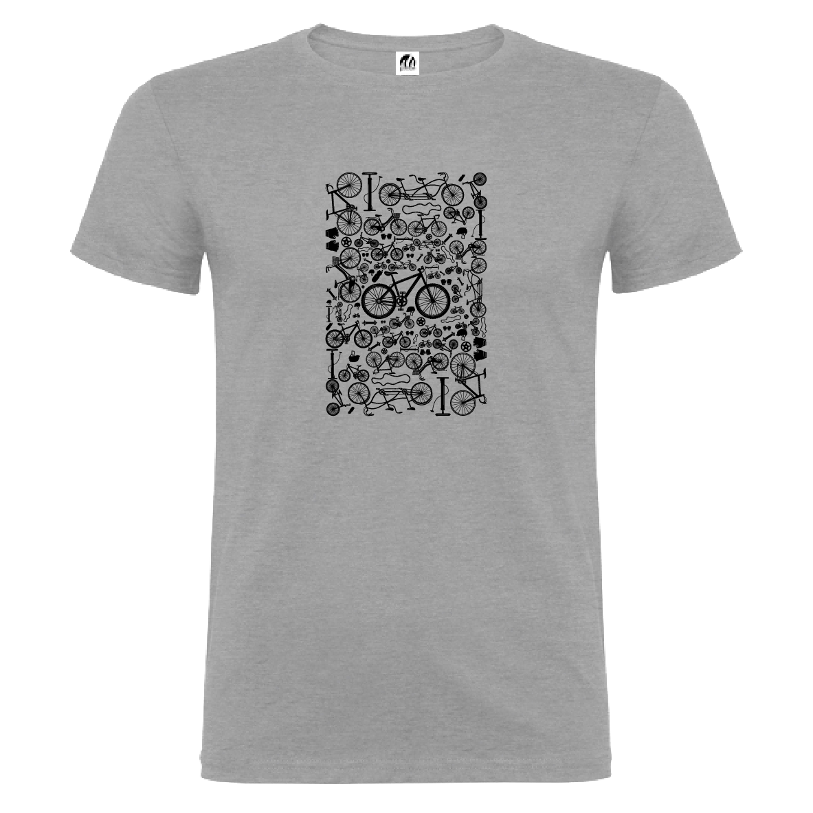 Camiseta Manga Corta Hombre Personalizada "Bicycles Square"