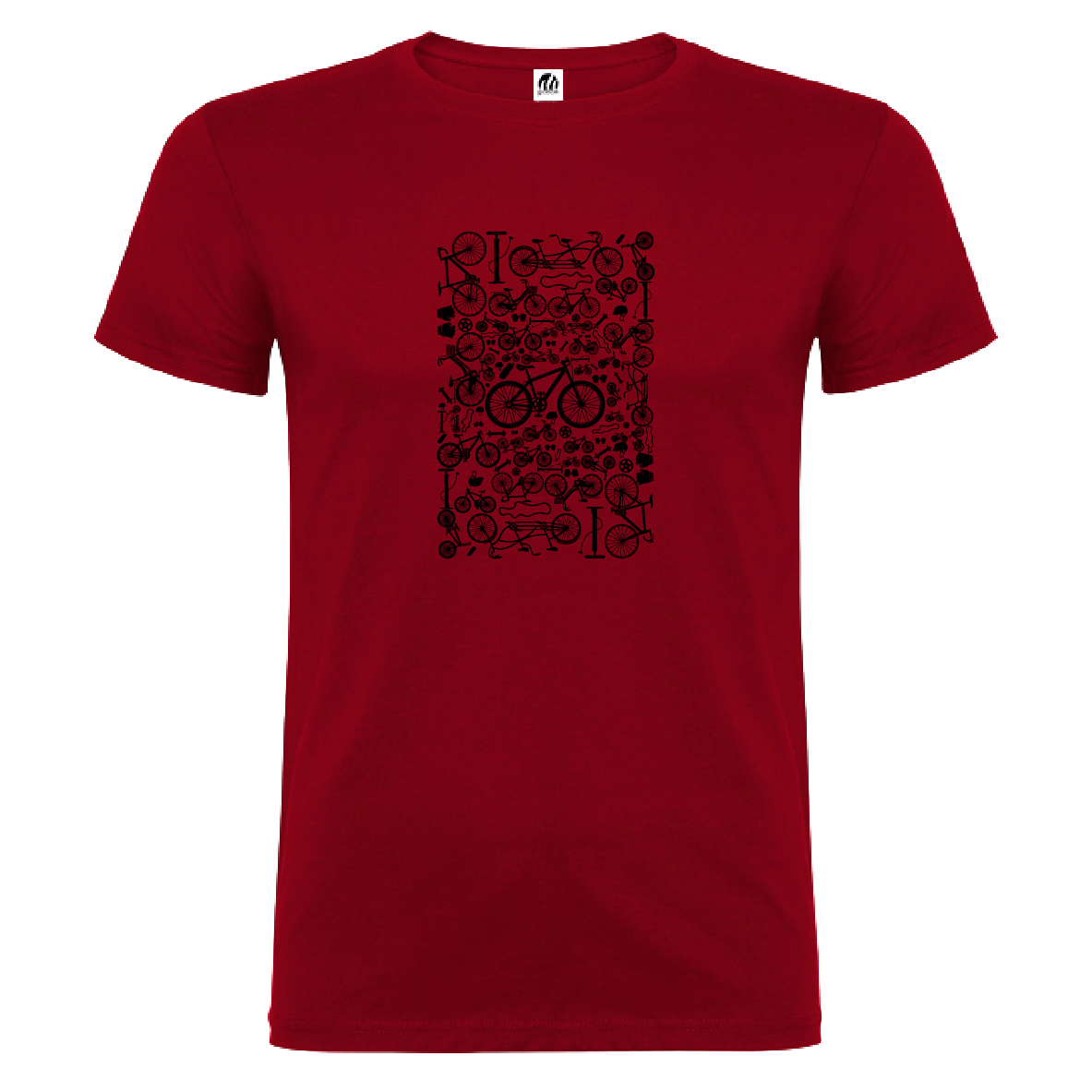 Camiseta Manga Corta Hombre Personalizada "Bicycles Square"