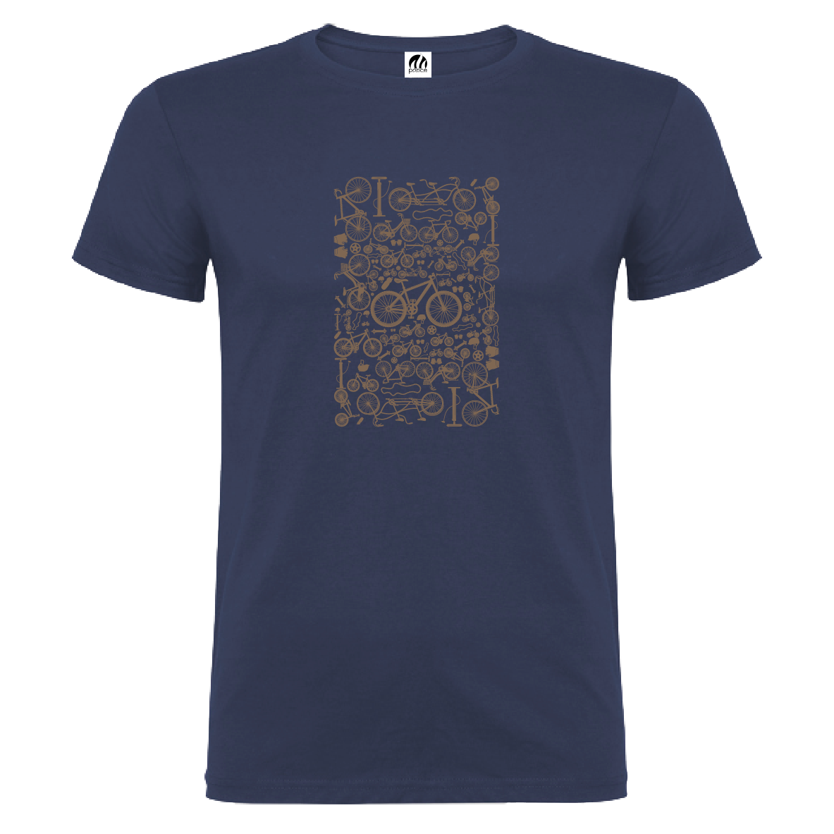 Camiseta Manga Corta Hombre Personalizada "Bicycles Square"