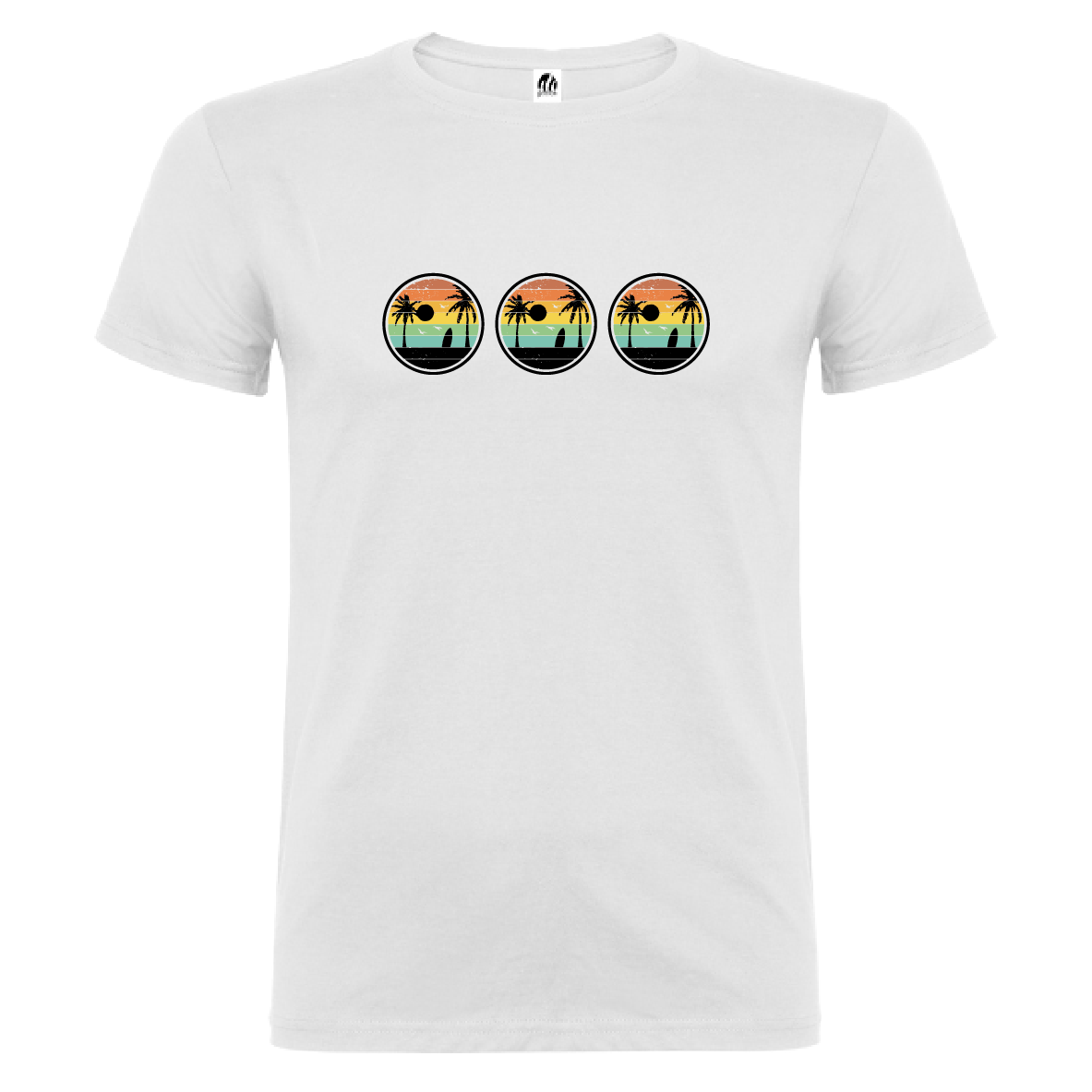 Camiseta Manga Corta Hombre Personalizada "Sunset"