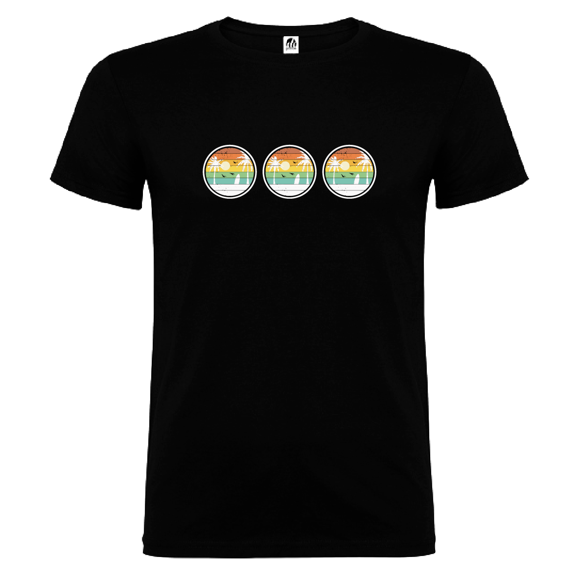 Camiseta Manga Corta Hombre Personalizada "Sunset"