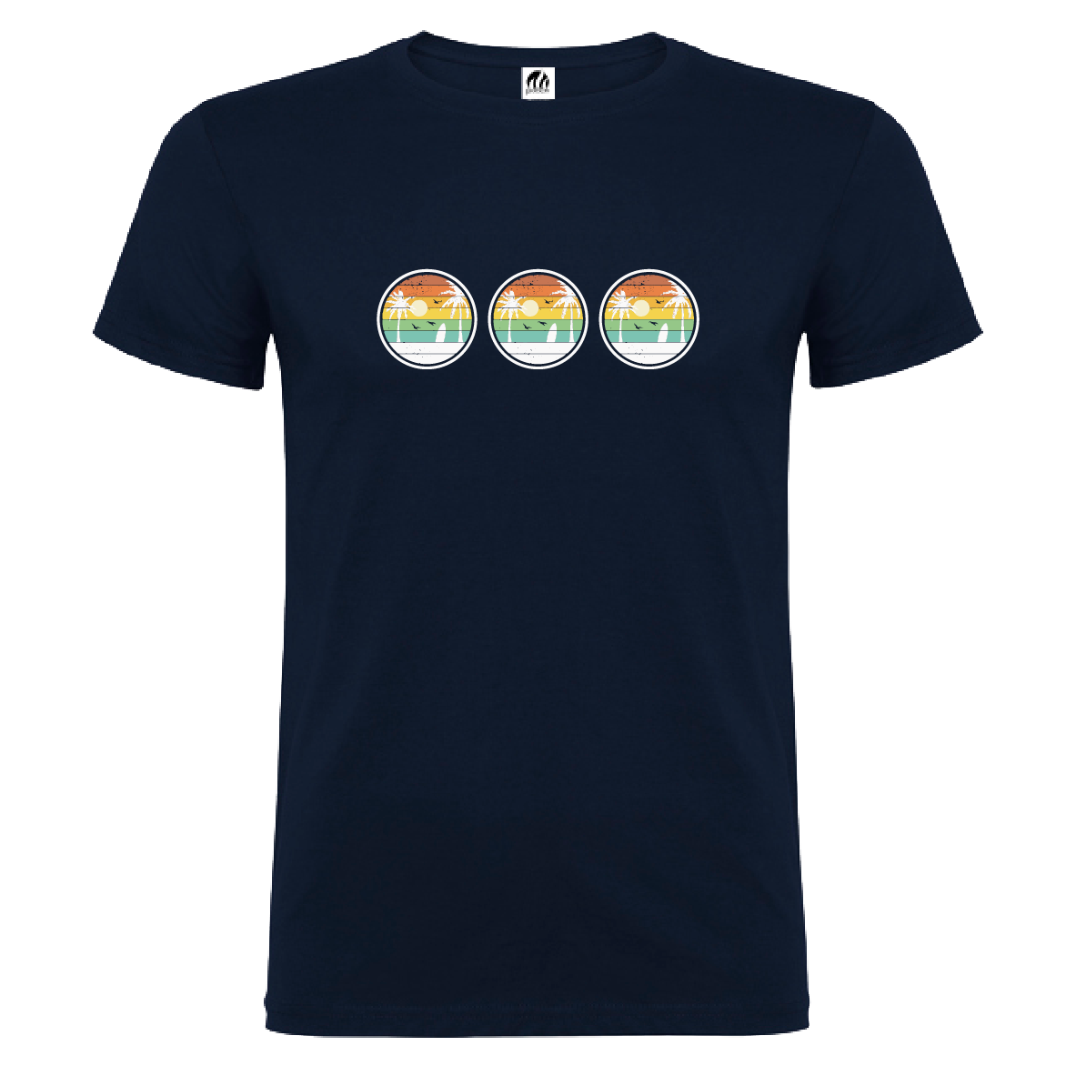 Camiseta Manga Corta Hombre Personalizada "Sunset"