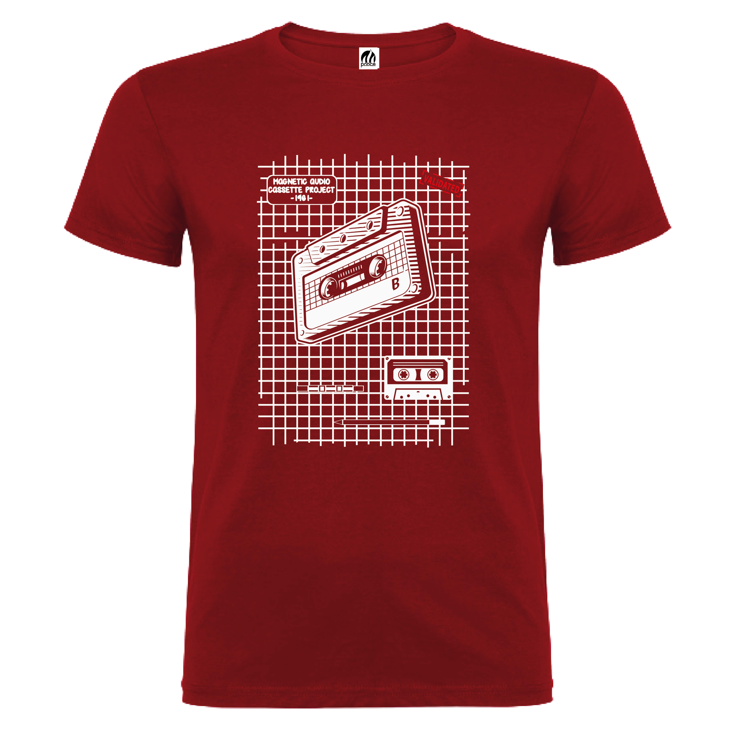 Camiseta Manga Corta Hombre Personalizada "Cassette"