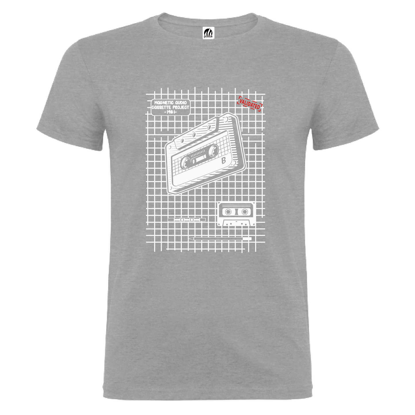 Camiseta Manga Corta Hombre Personalizada "Cassette"