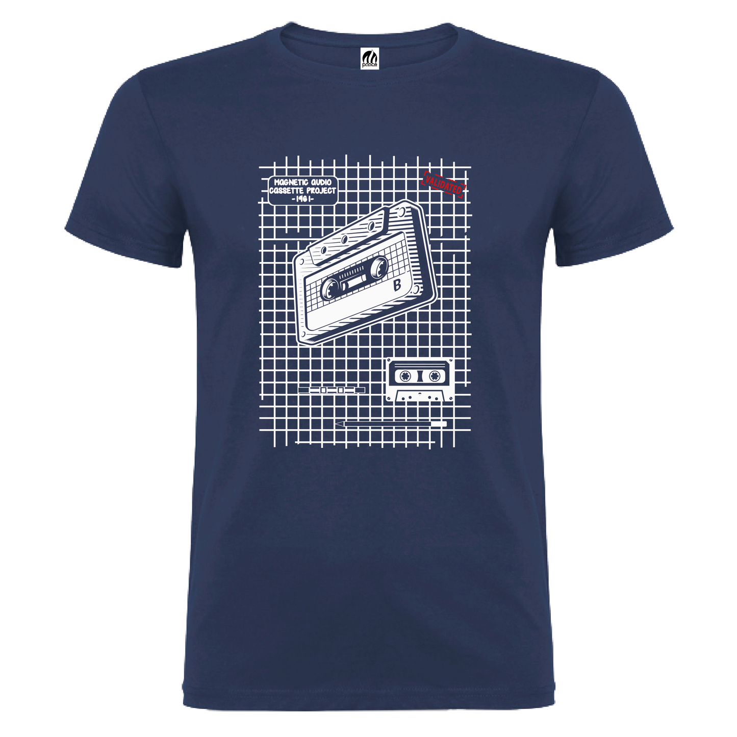 Camiseta Manga Corta Hombre Personalizada "Cassette"