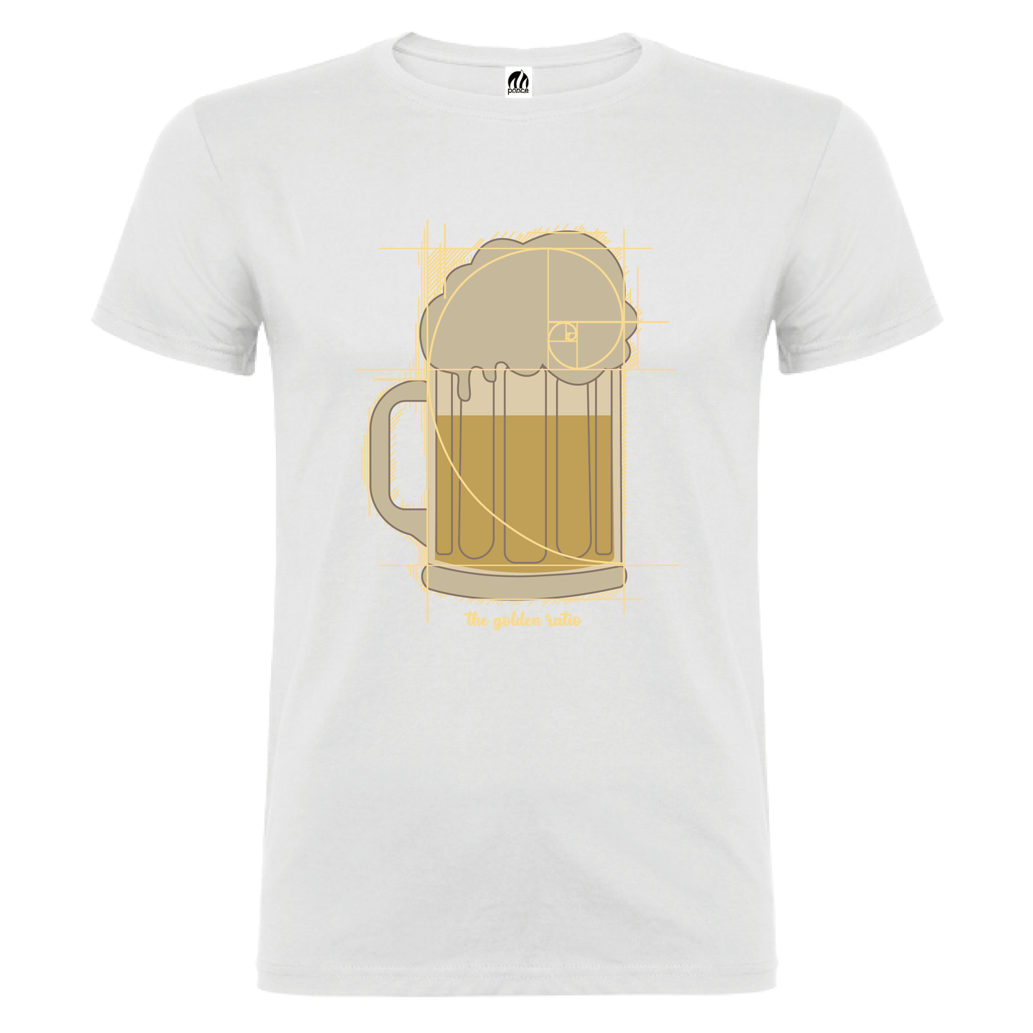 Camiseta Manga Corta Hombre Personalizada "Proporción aurea"