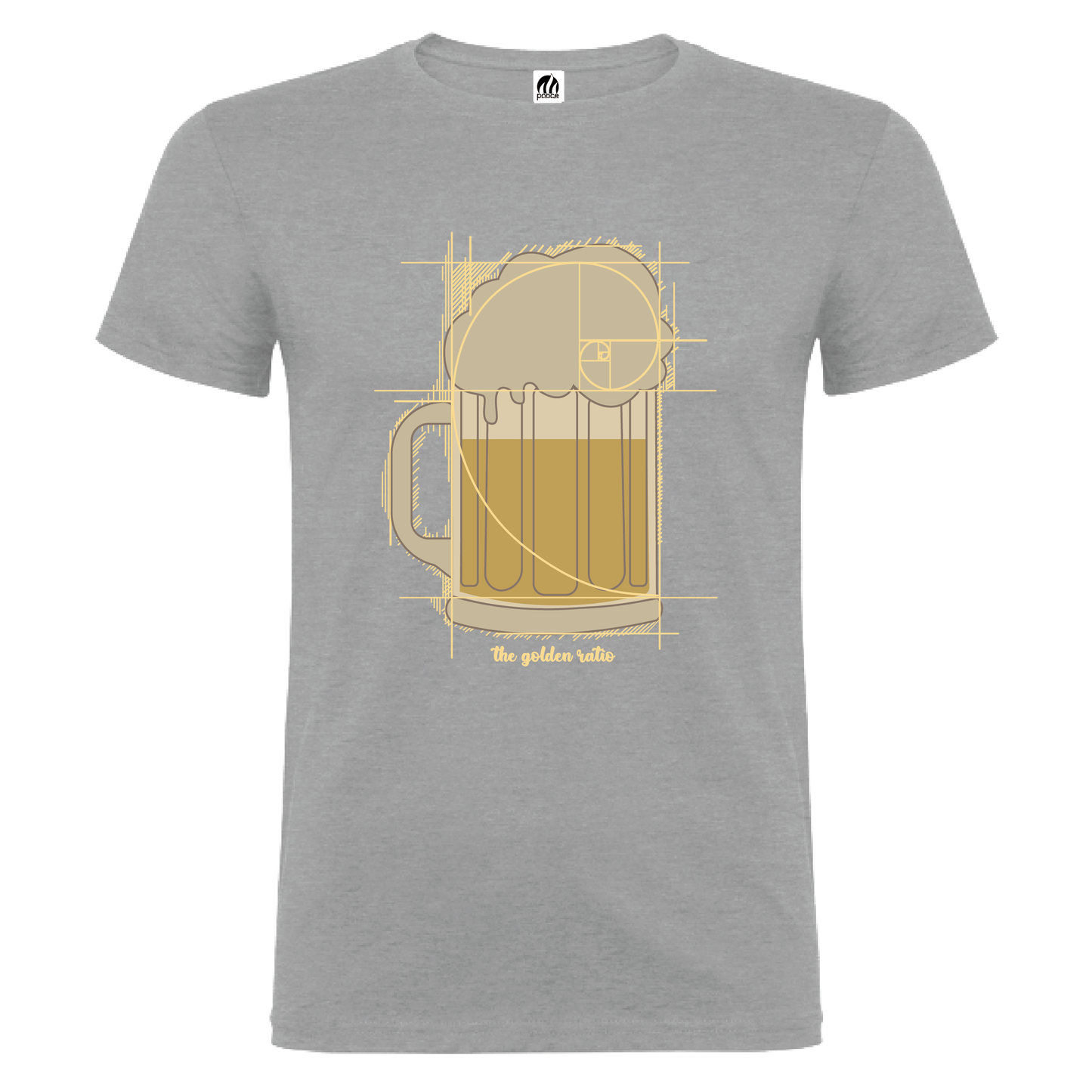 Camiseta Manga Corta Hombre Personalizada "Proporción aurea"