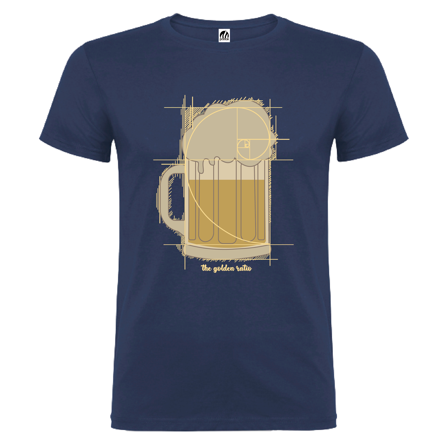 Camiseta Manga Corta Hombre Personalizada "Proporción aurea"