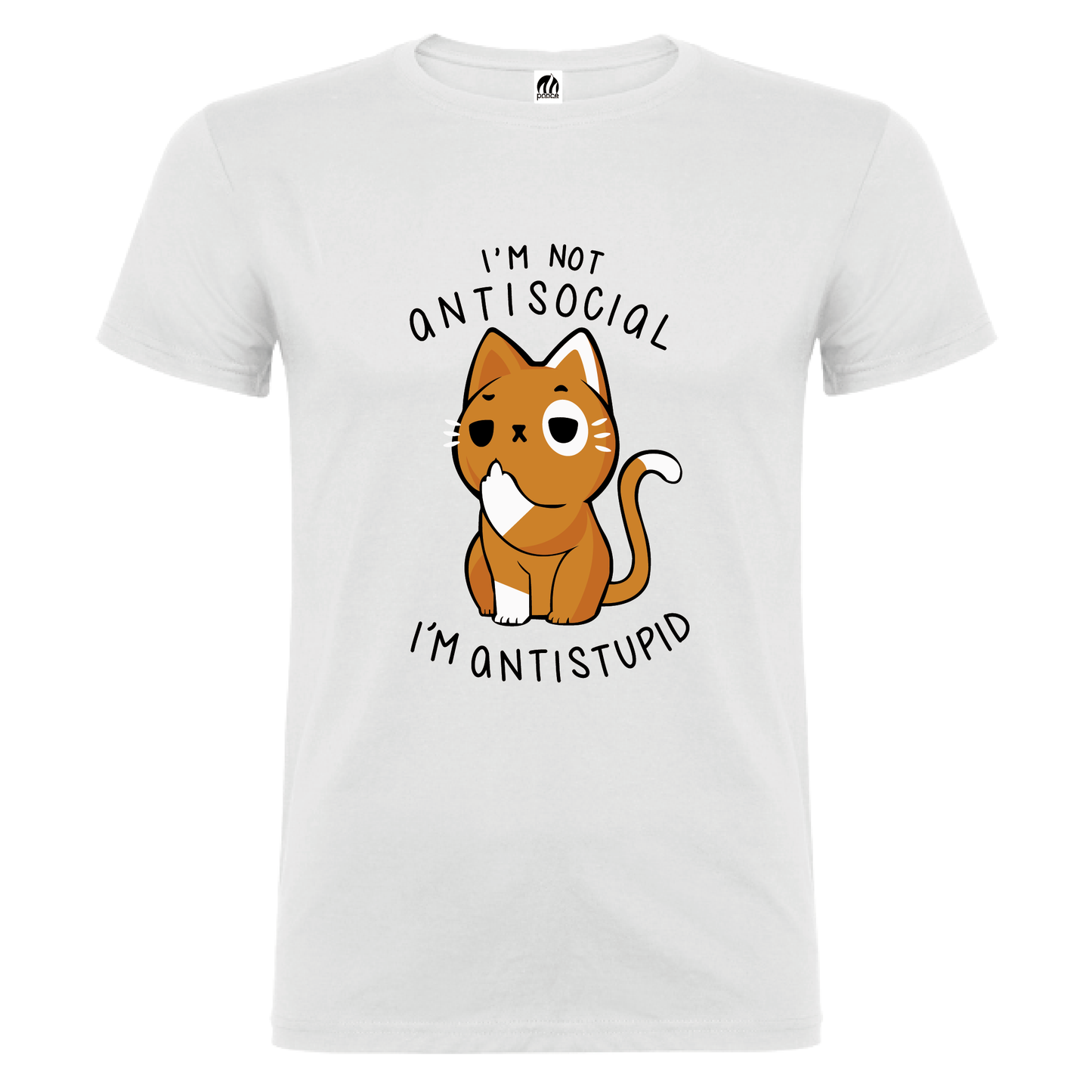 Camiseta Manga Corta Hombre Personalizada "Antisocial"