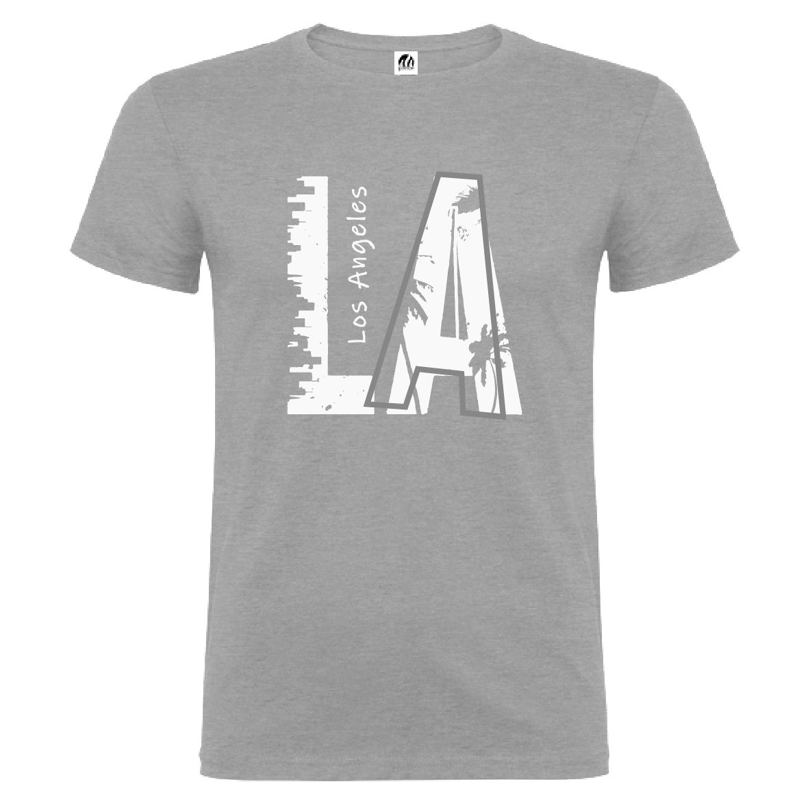 Camiseta Manga Corta Hombre Personalizada "Los Angeles"
