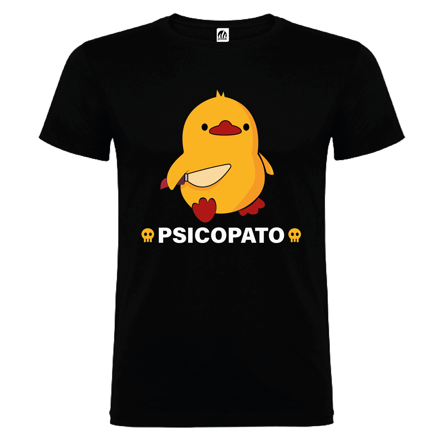 Camiseta Manga Corta Hombre Personalizada "Psicopato"
