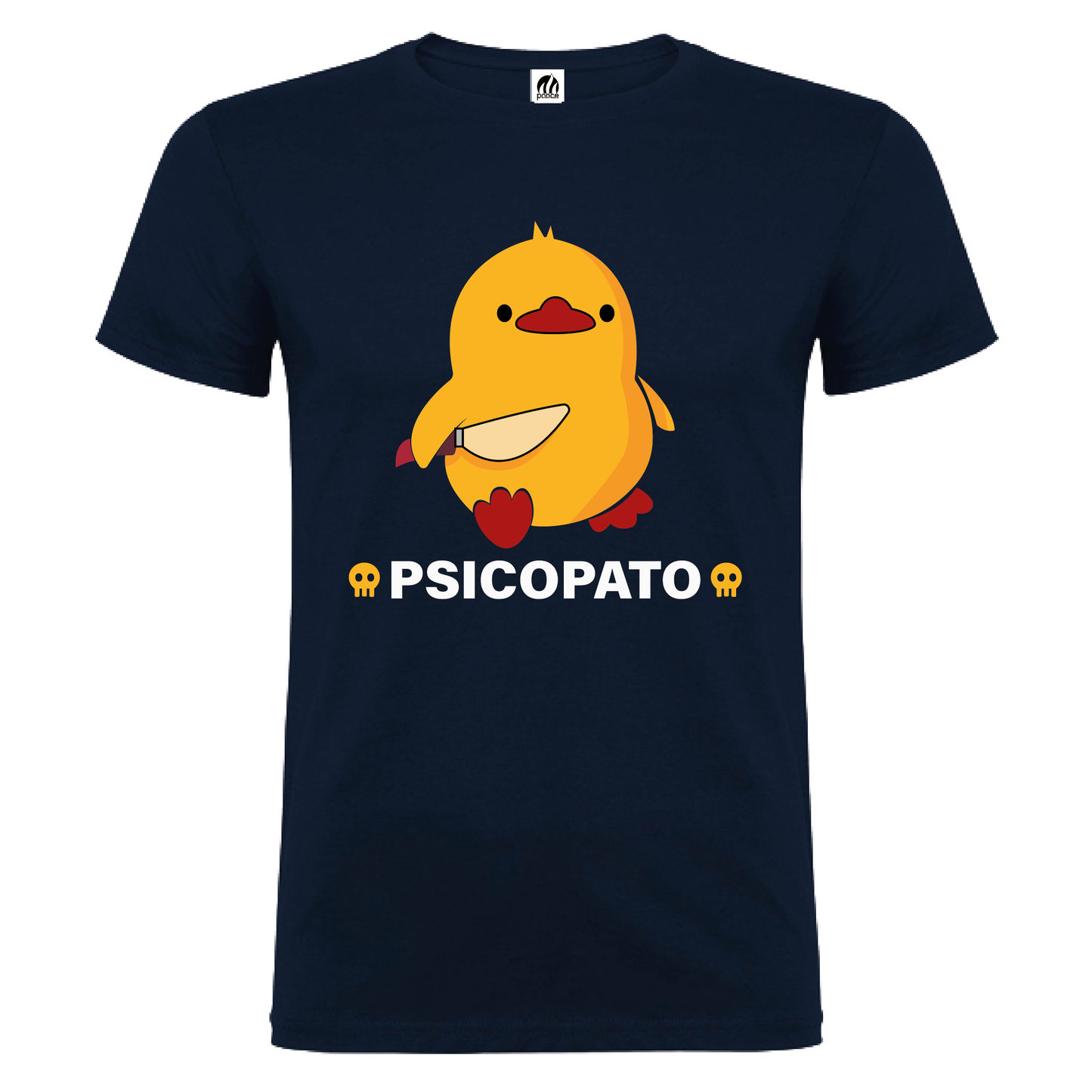 Camiseta Manga Corta Hombre Personalizada "Psicopato"