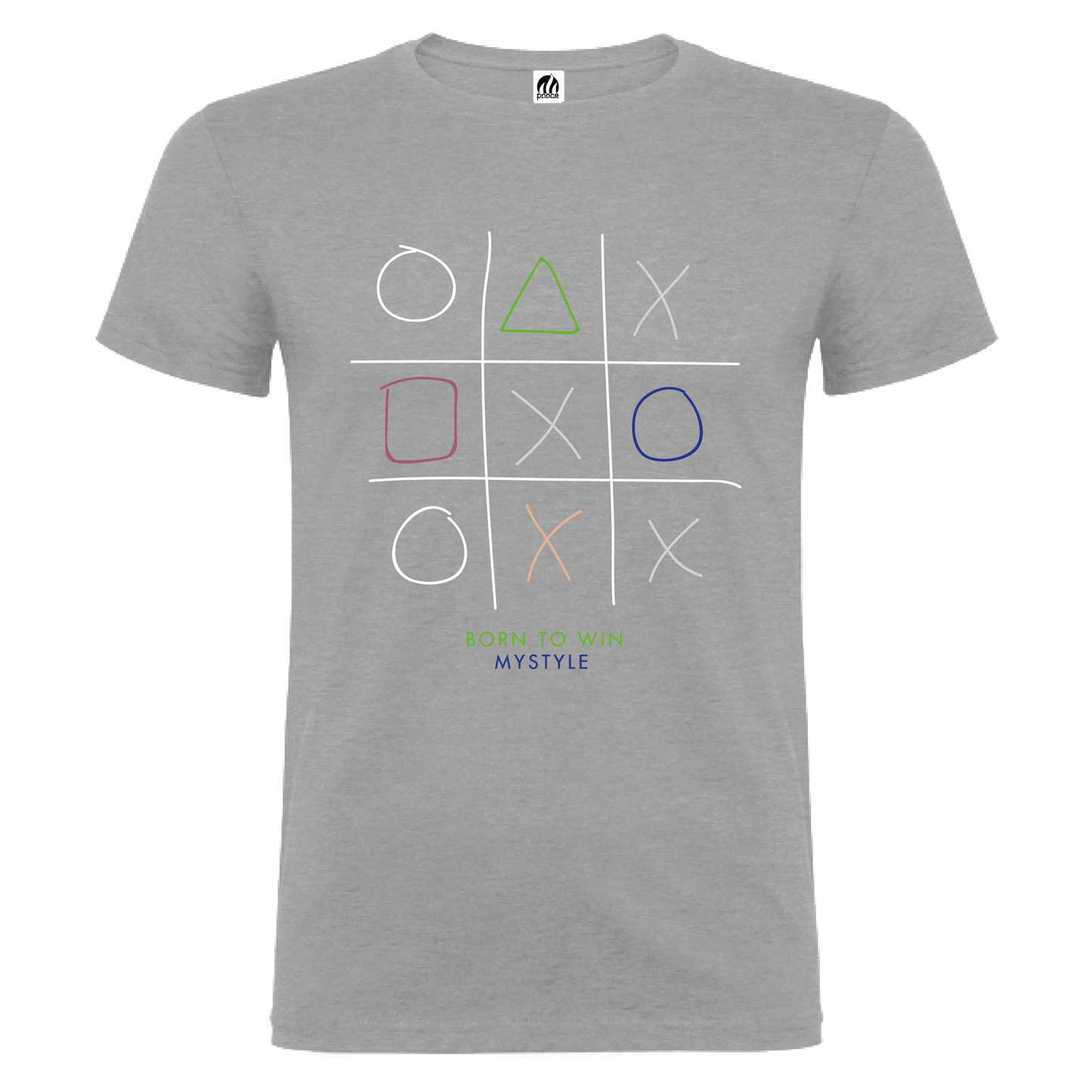 Camiseta Manga Corta Hombre Personalizada "Born to win"